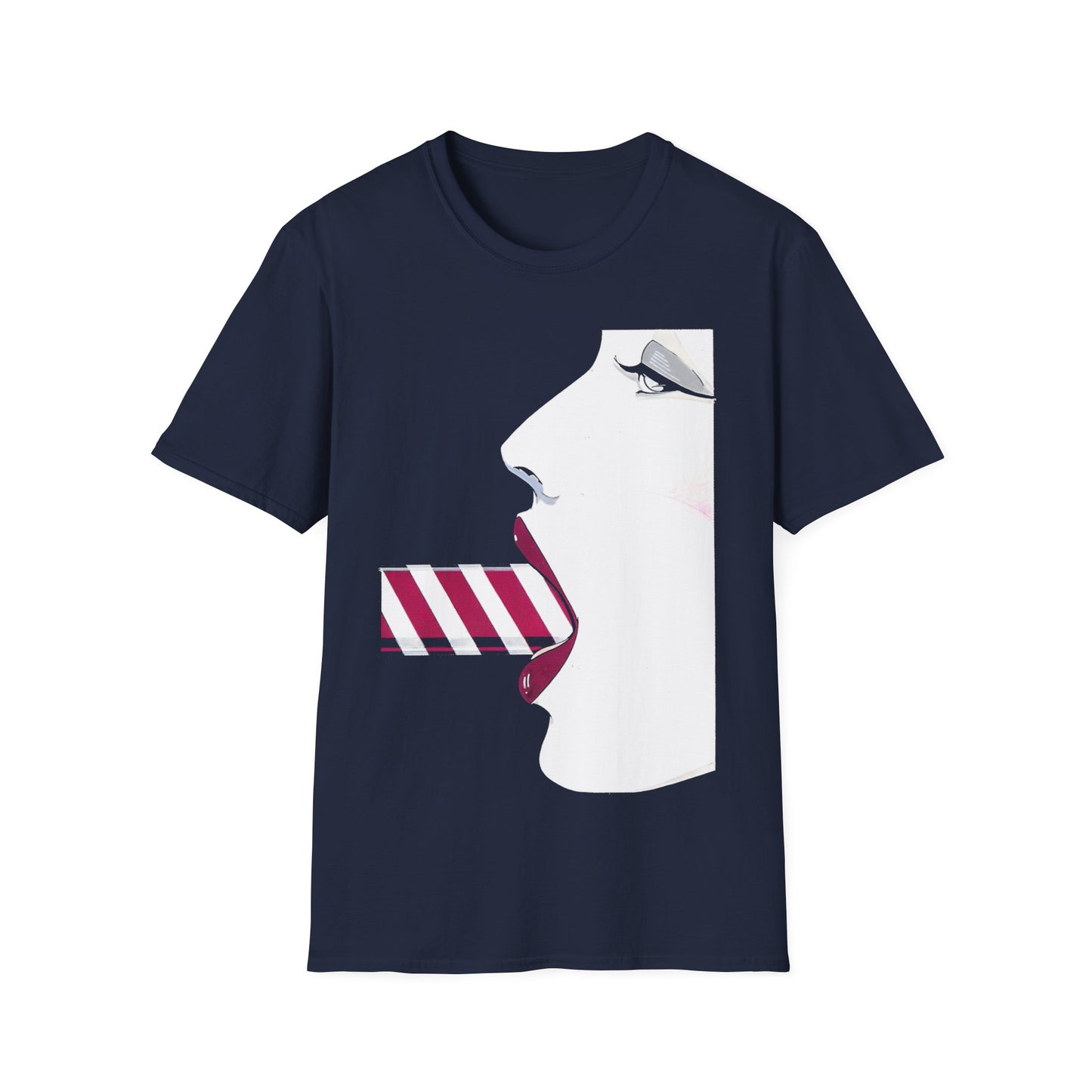 patrick nagel candy cane tshirt