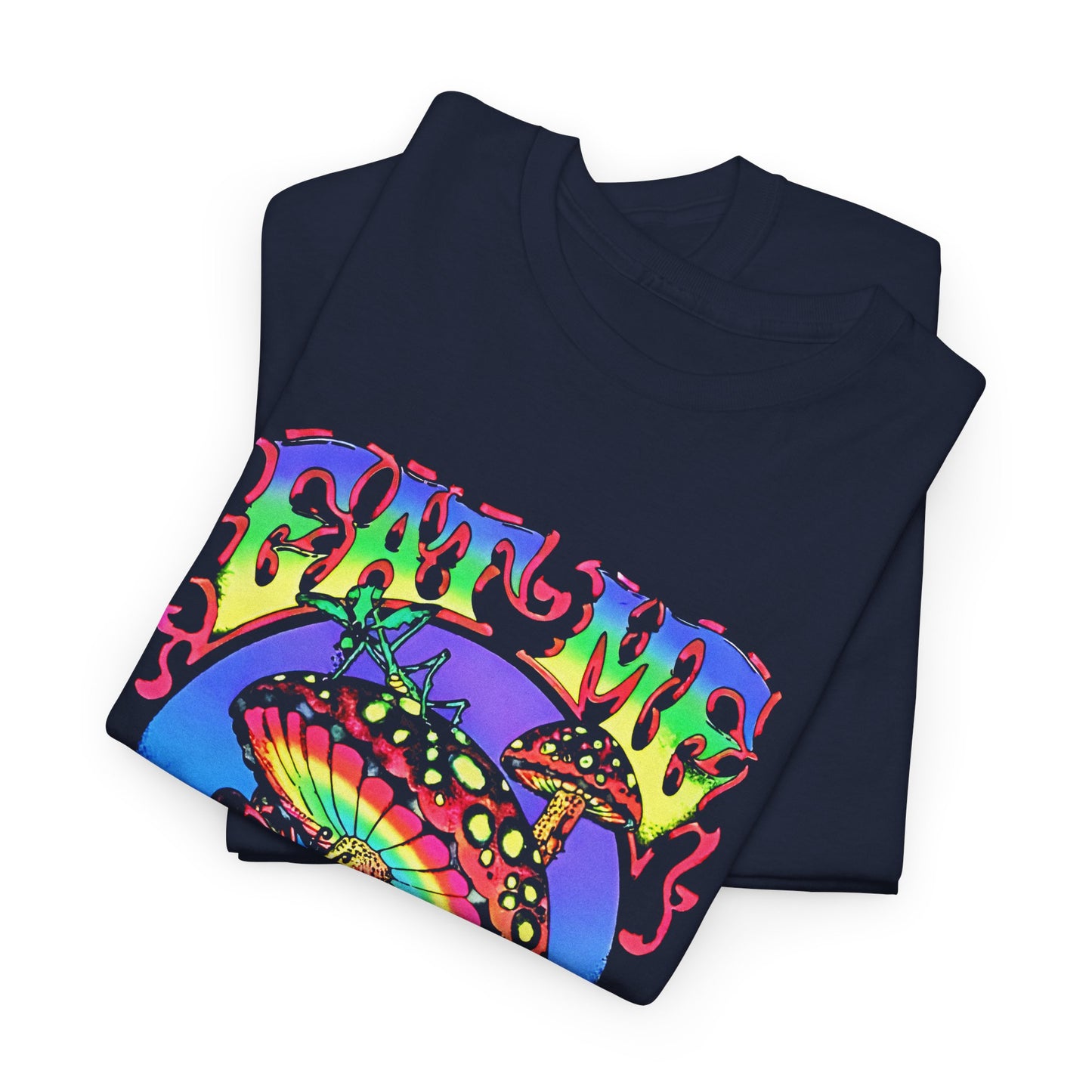 black light magic mushroom vintage reproduction poster tshirt