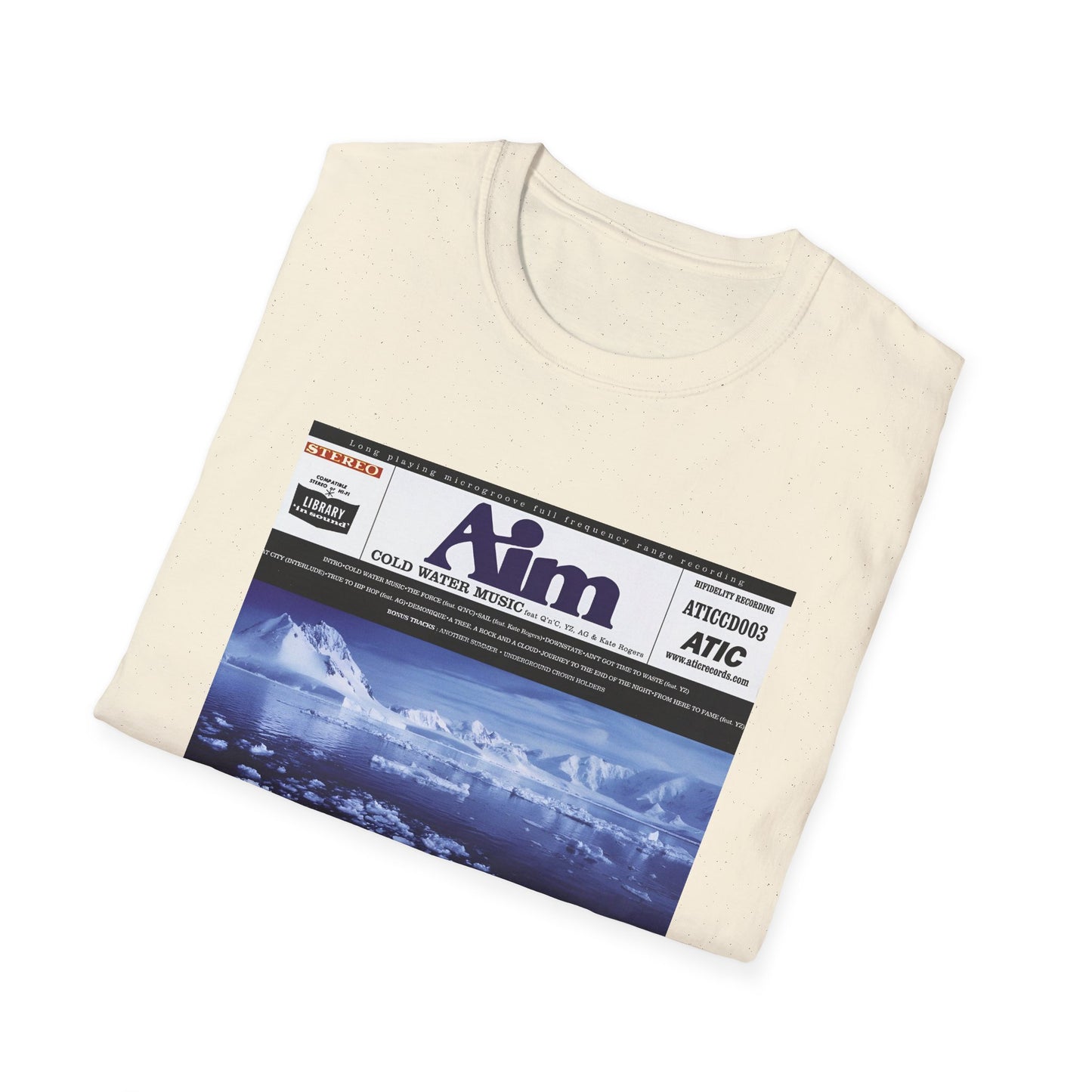 aim 1999 cold water music album tshirt