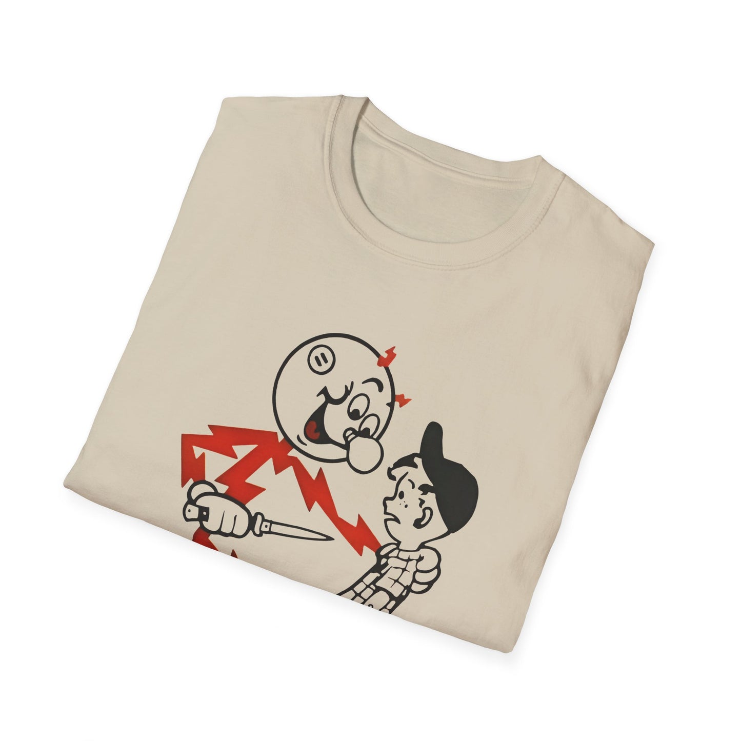 reddy kilowatt electricity will kill you vintage logo reproduction tshirt