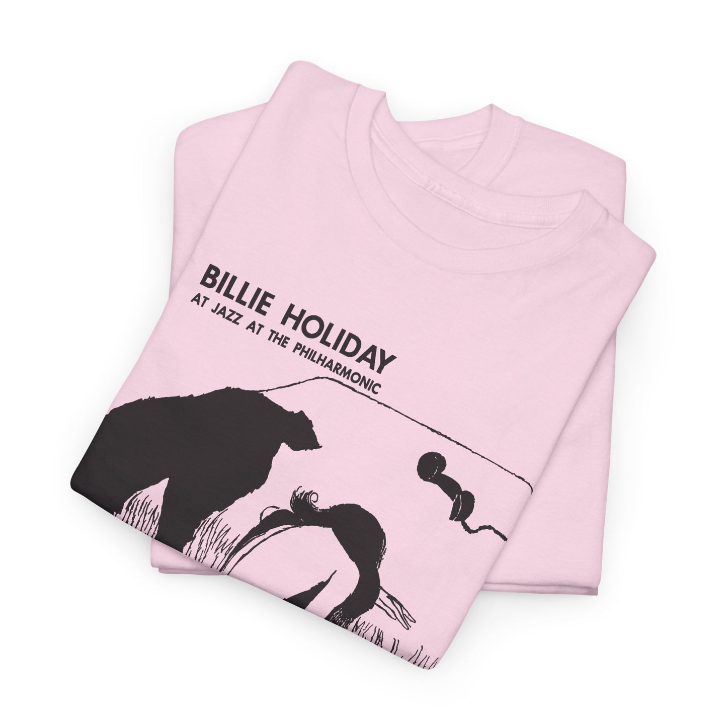 1954 billie holiday at jazz at the philharmonic slightly stretched graphic tshirt