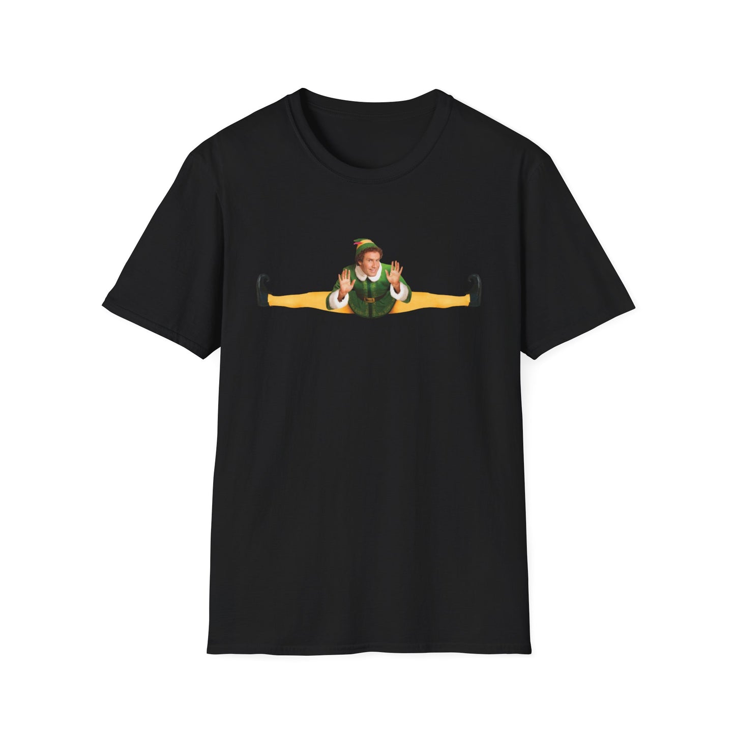 elf 2003 will ferrell doing the splits christmas tshirt