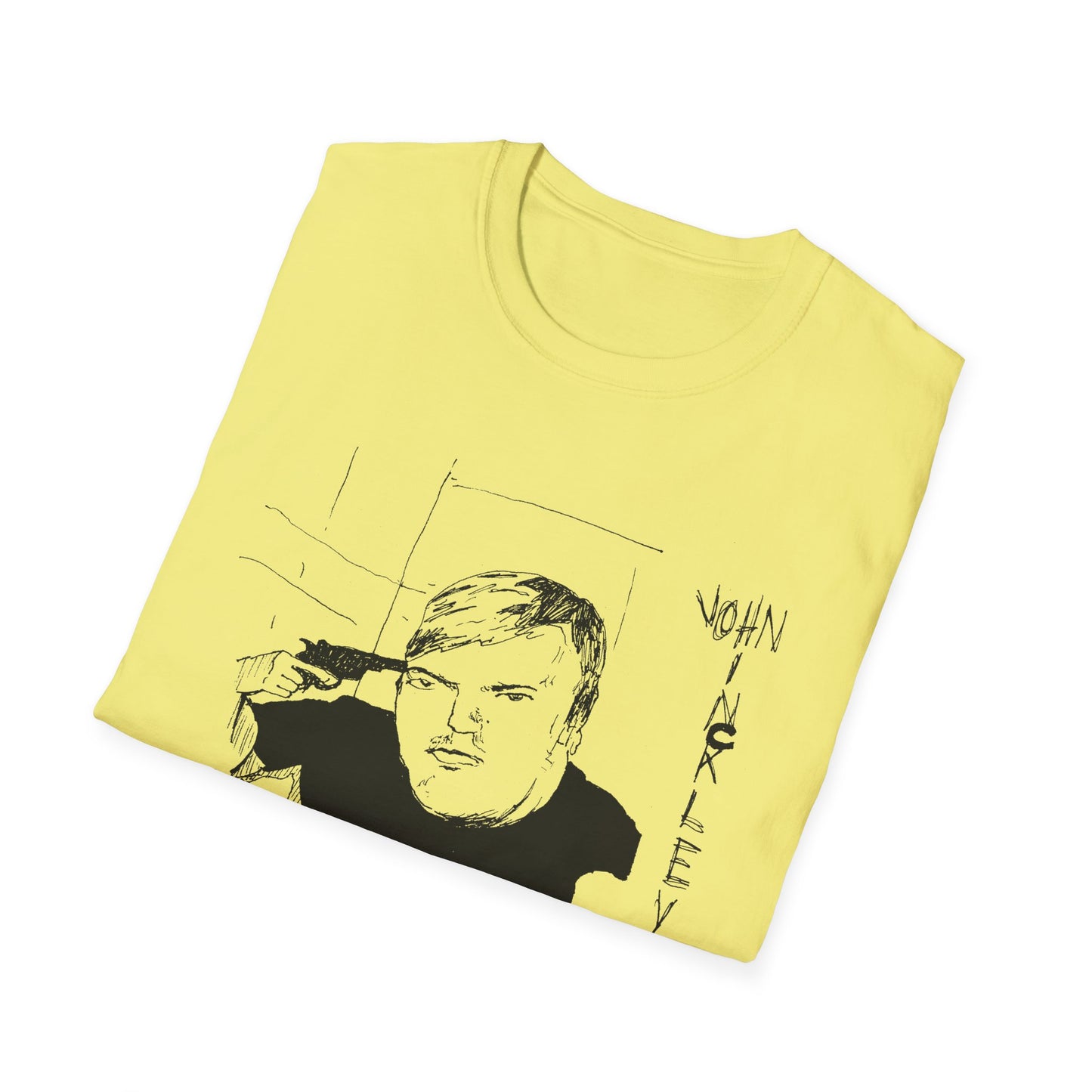 original drawing john hinckley jr. tshirt