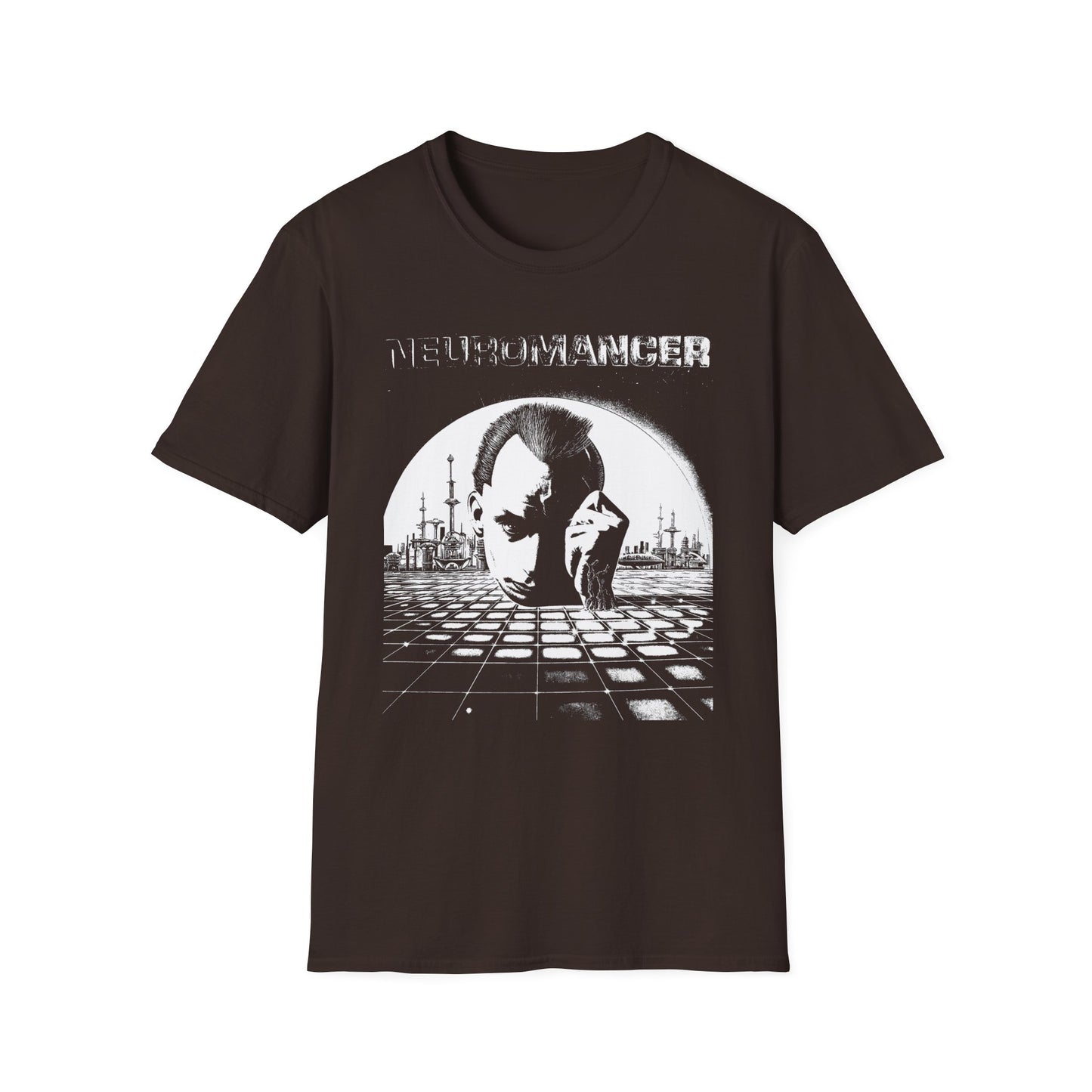 1984 book by william gibson neuromancer book cover tshirt