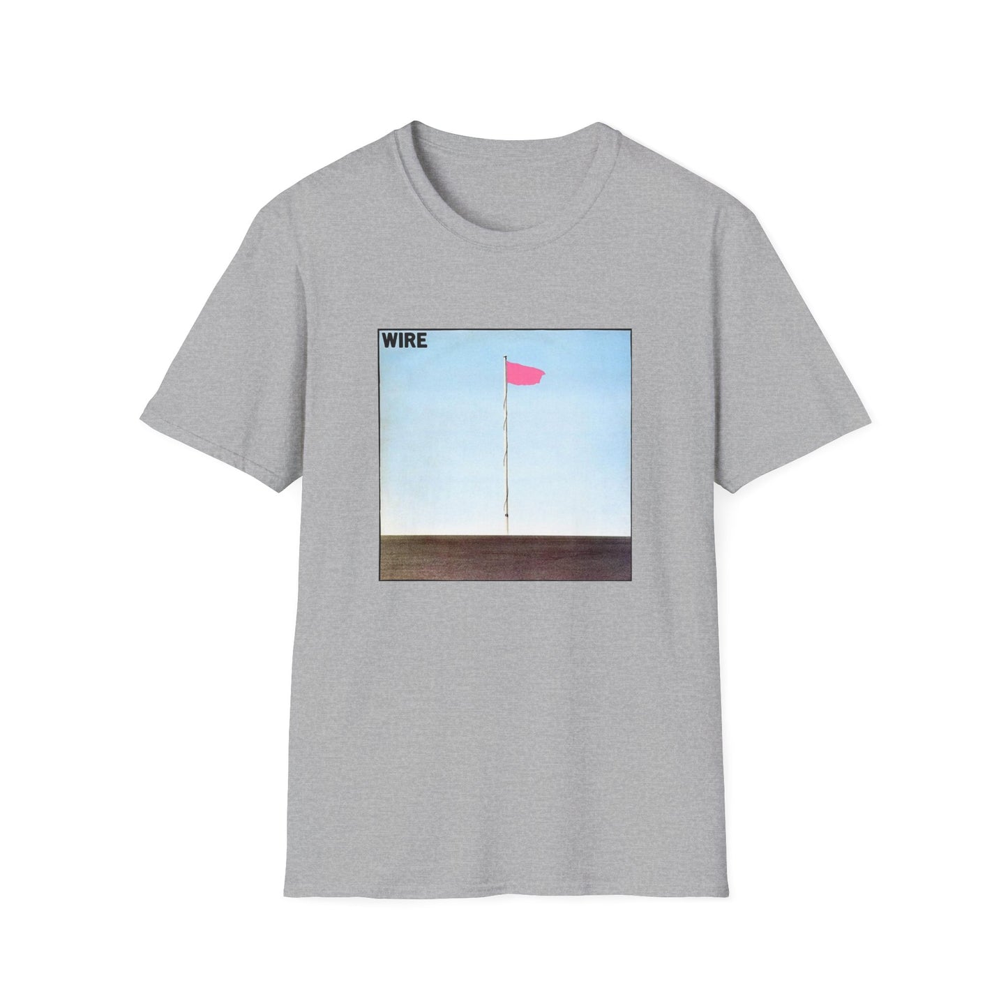 wire 1977 pink flag album cover tshirt