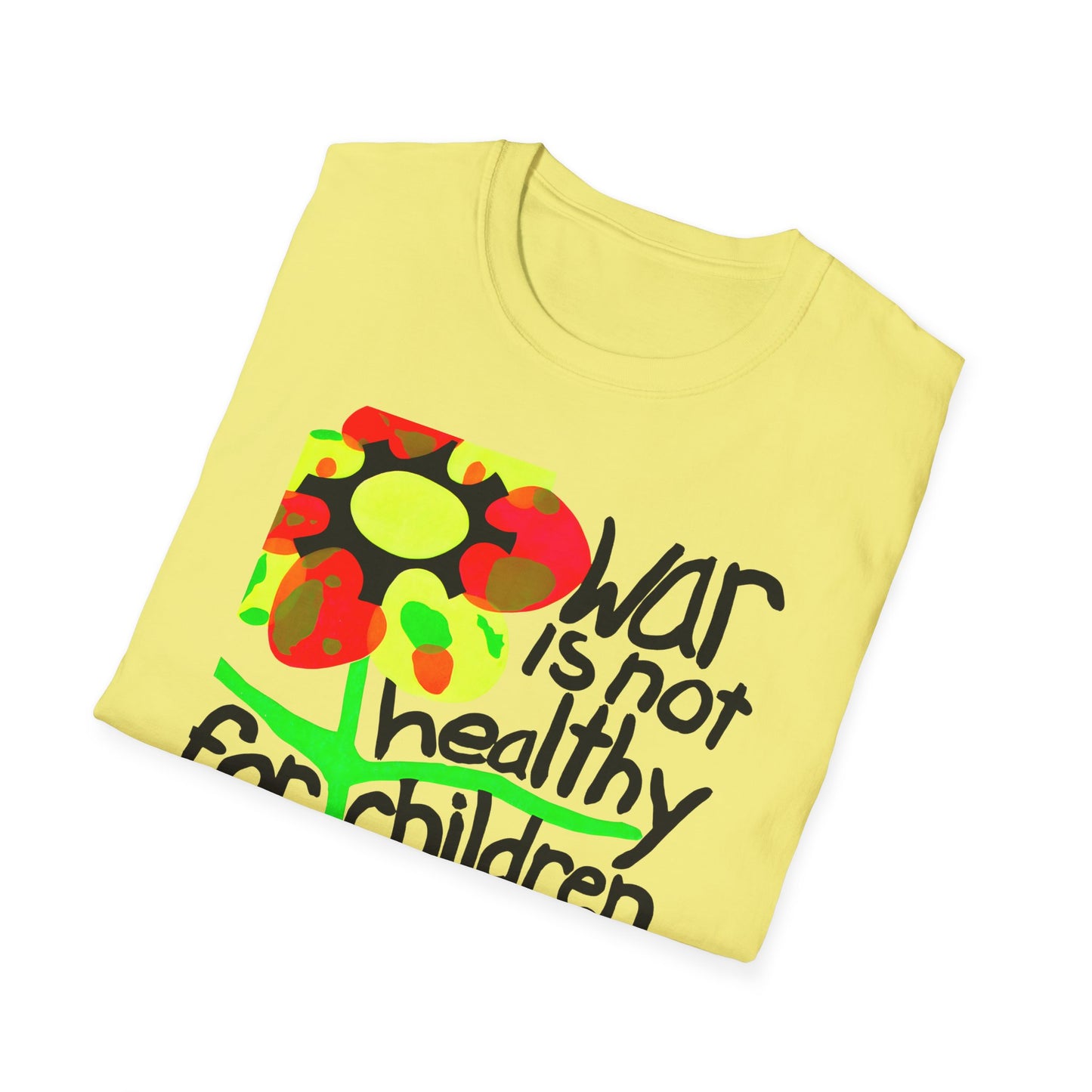 war is not healthy for children and other living things 1970's vietnam anti war poster tshirt