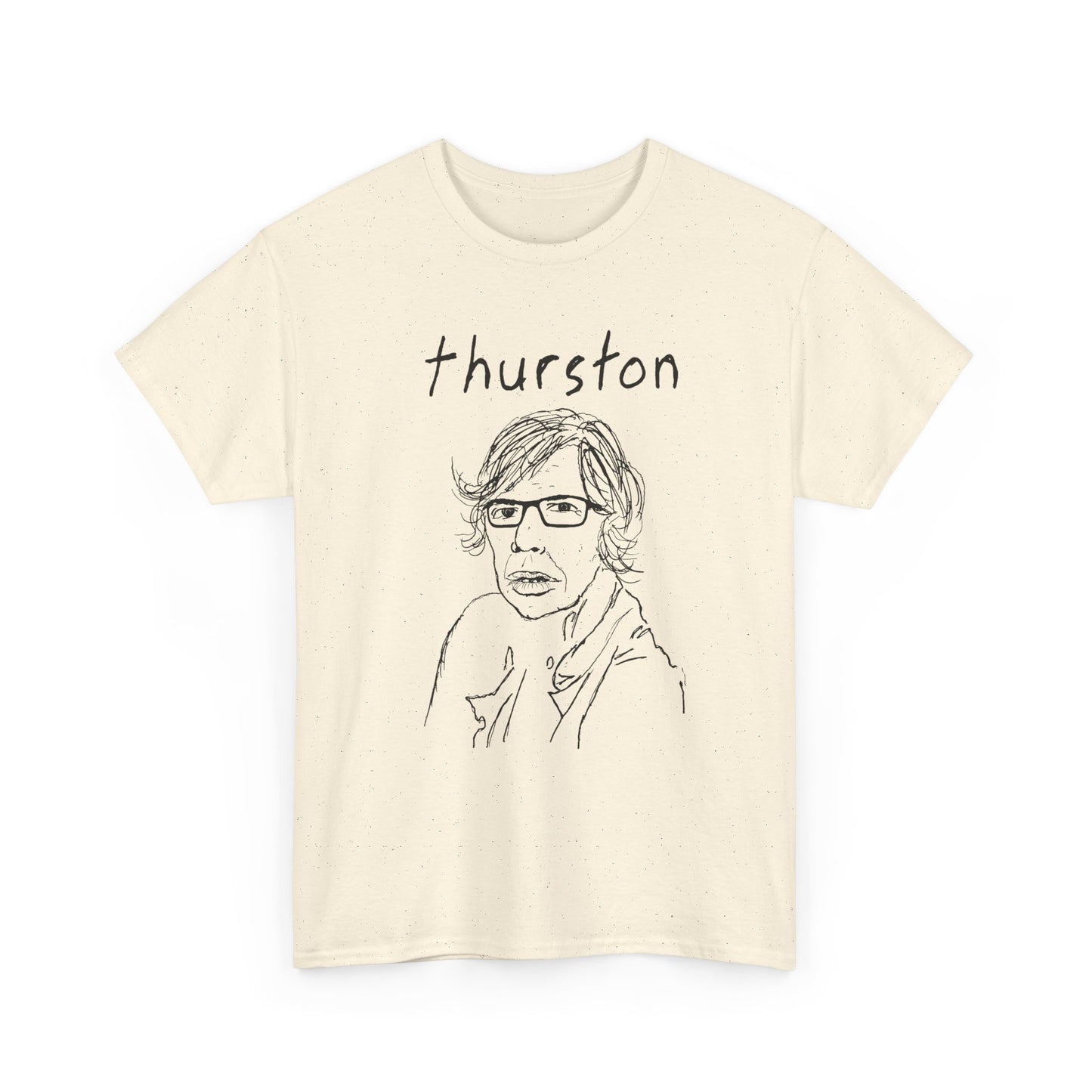 original drawing thurston moore with name tshirt