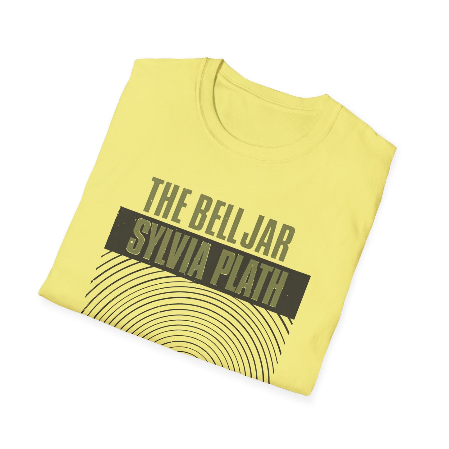 1963 book by sylvia plath the bell jar book cover tshirt