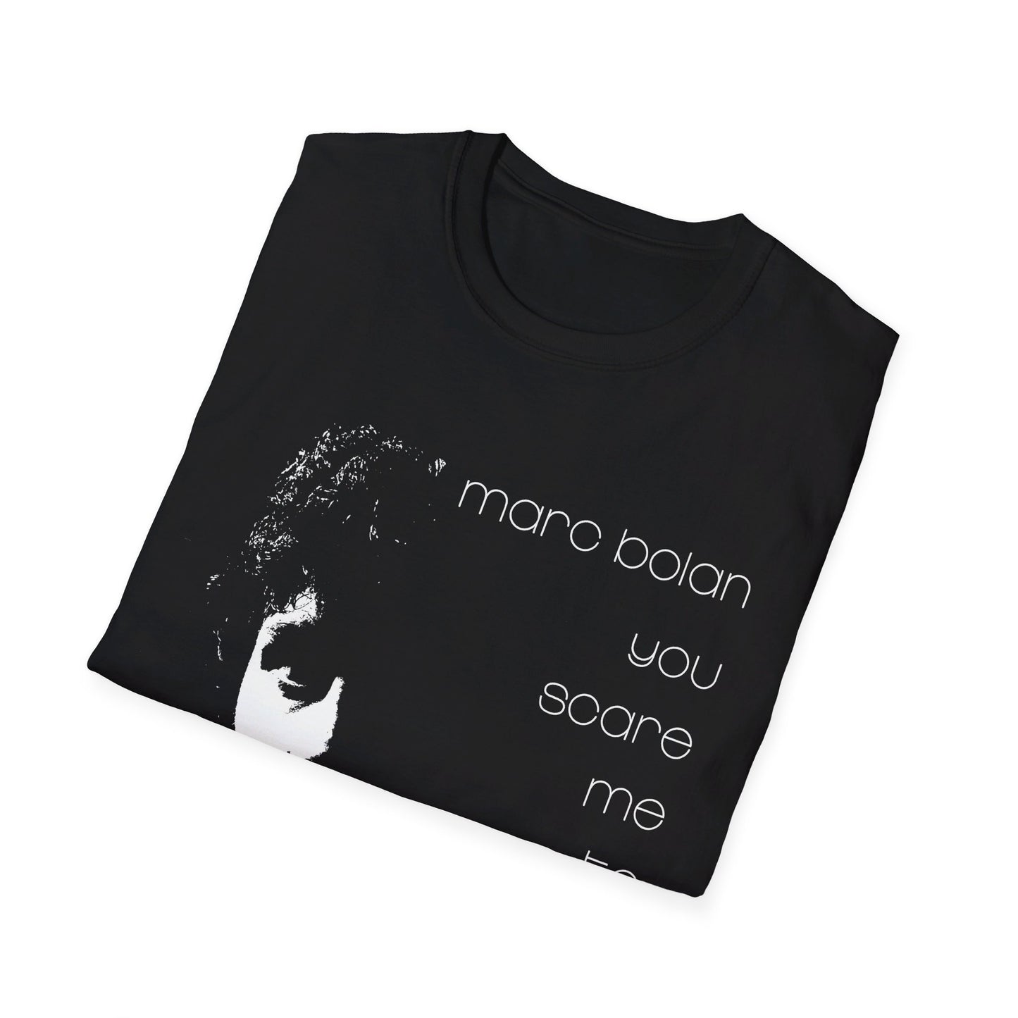 marc bolan 1981 you scare me to death album tshirt