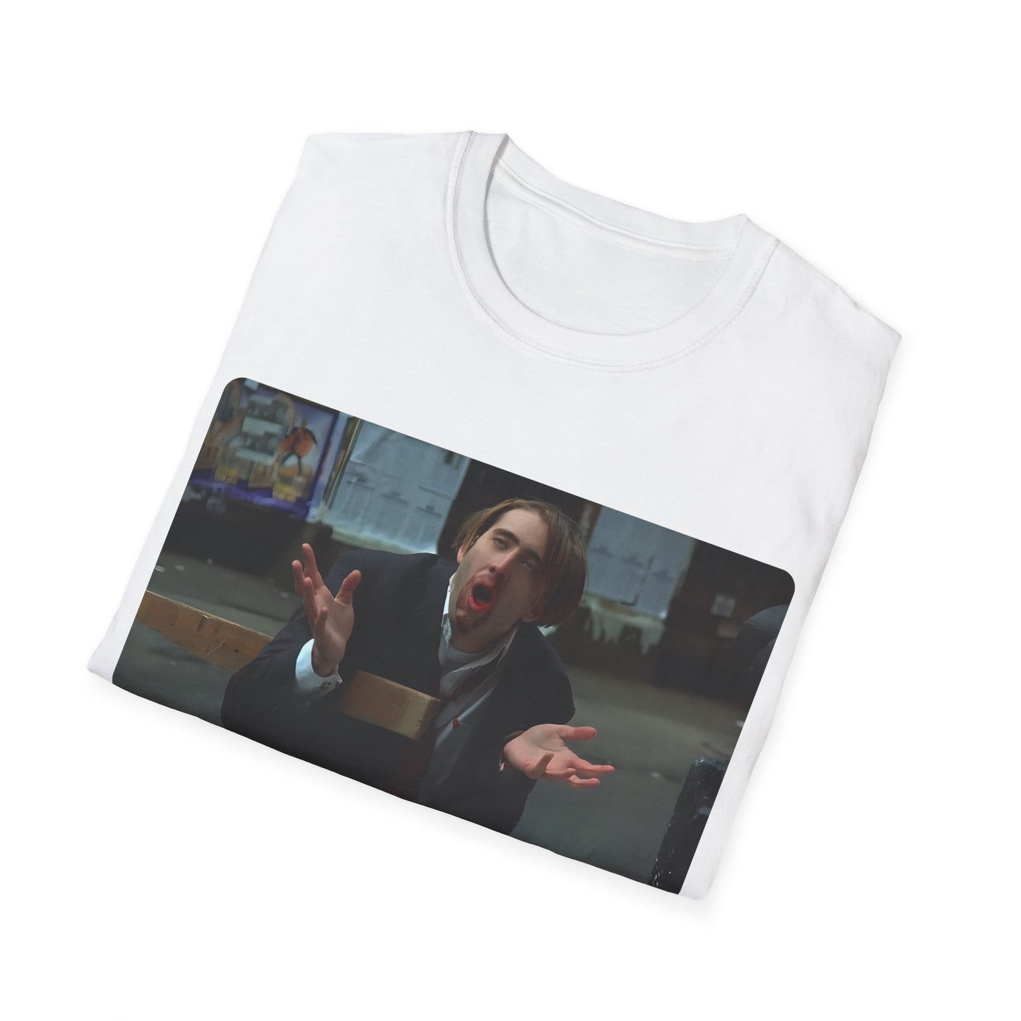 1989 nic cage vampire's kiss movie tshirt