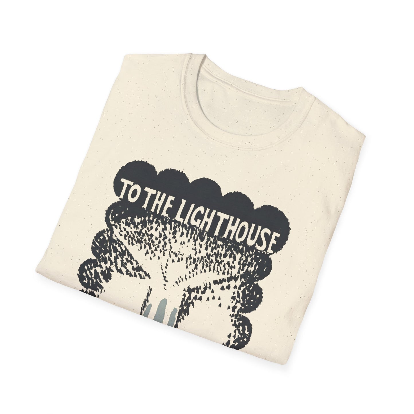 1927 book "to the lighthouse" by virginia woolf with book cover by vanessa bell tshirt