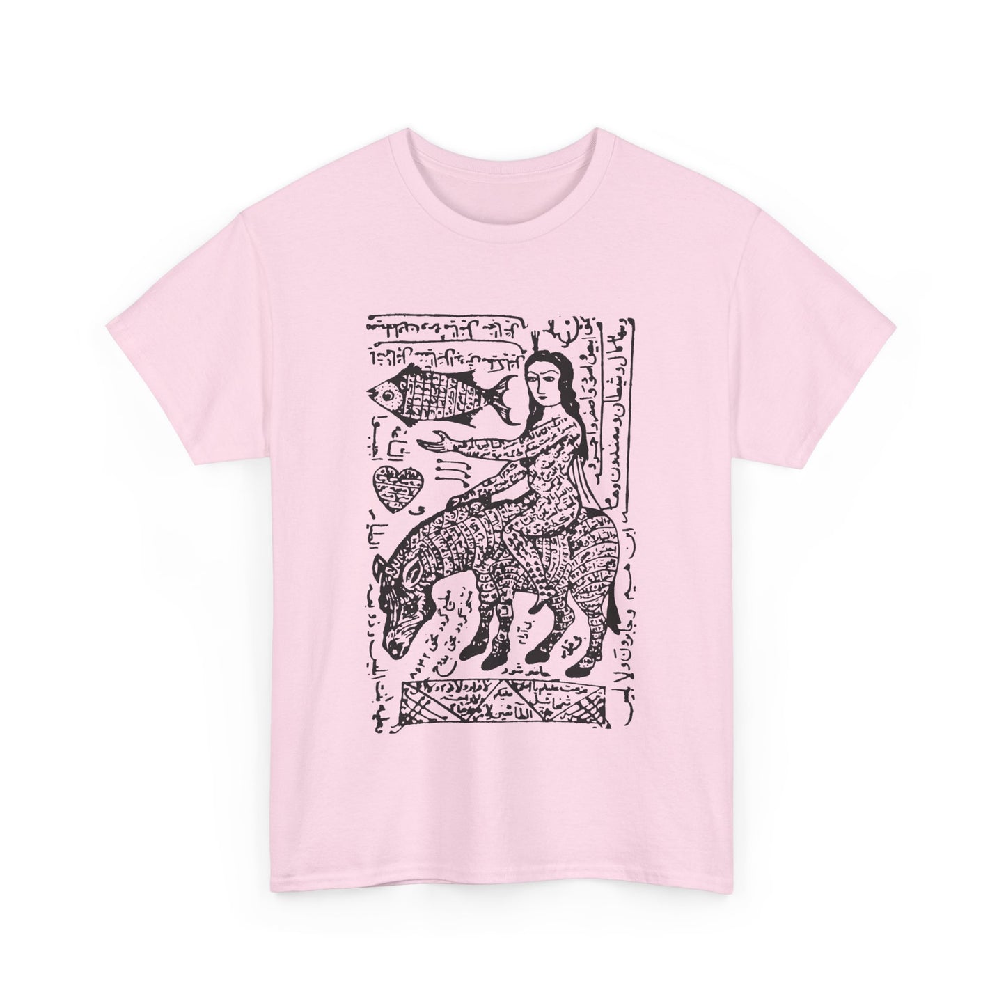 1800s persian witch talisman brass amulet love spell tshirt