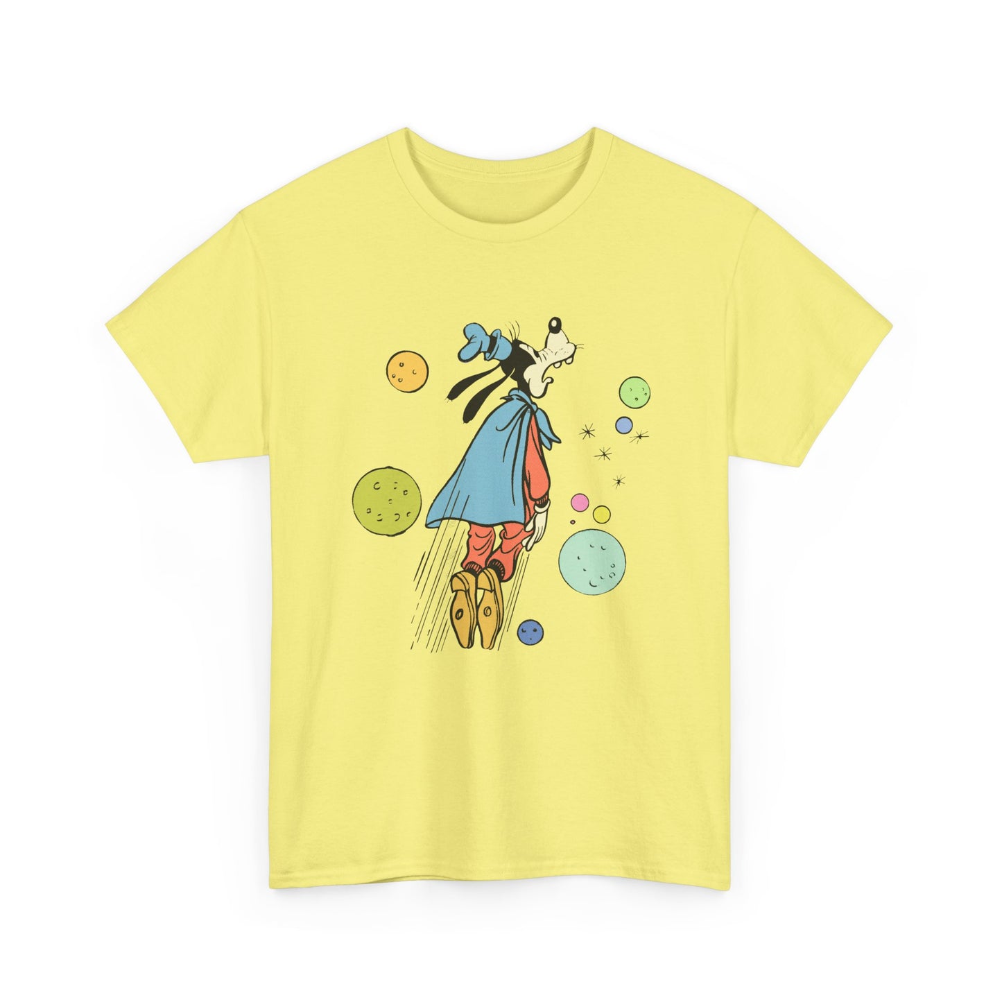 dog in space comic tshirt
