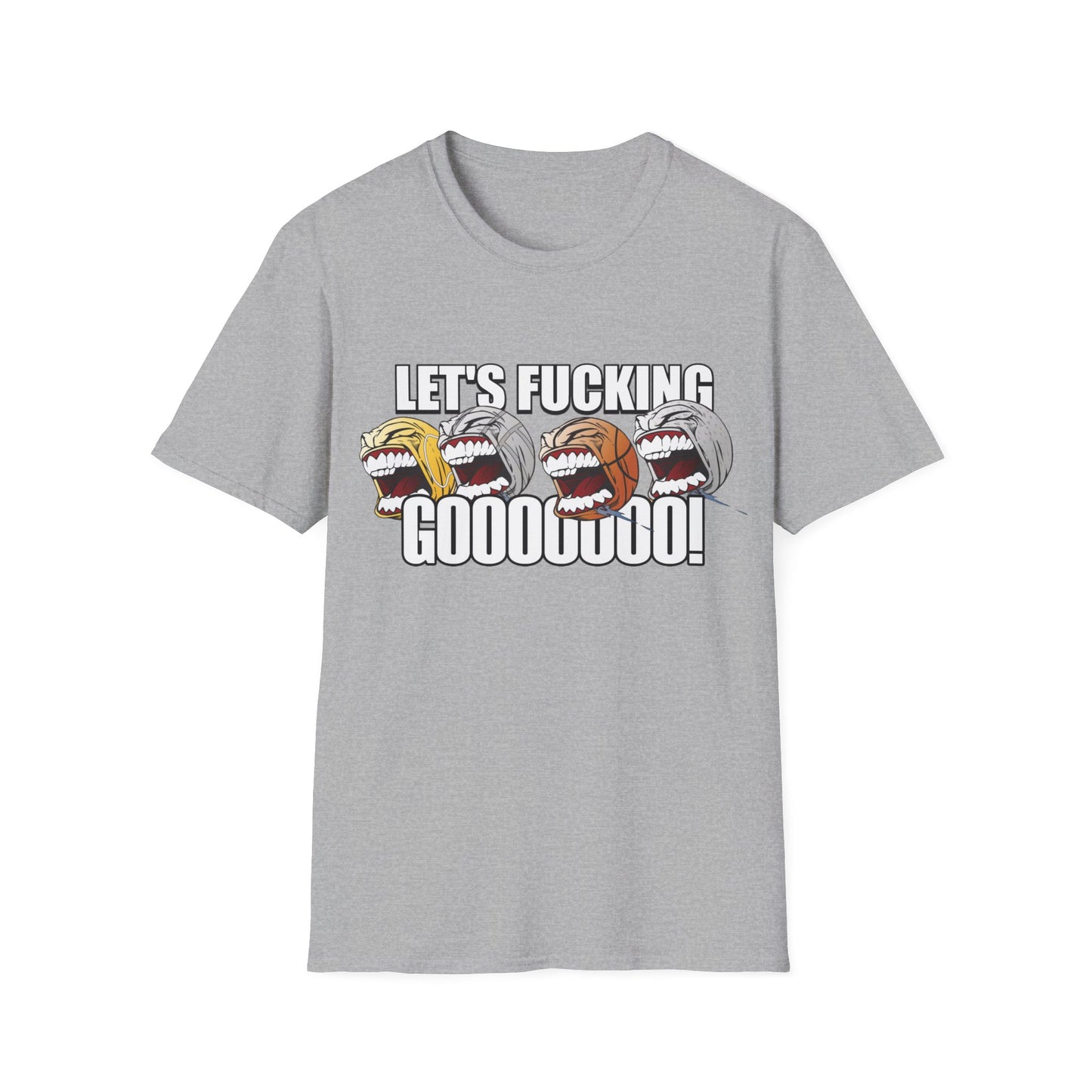 let's fucking go balls tshirt