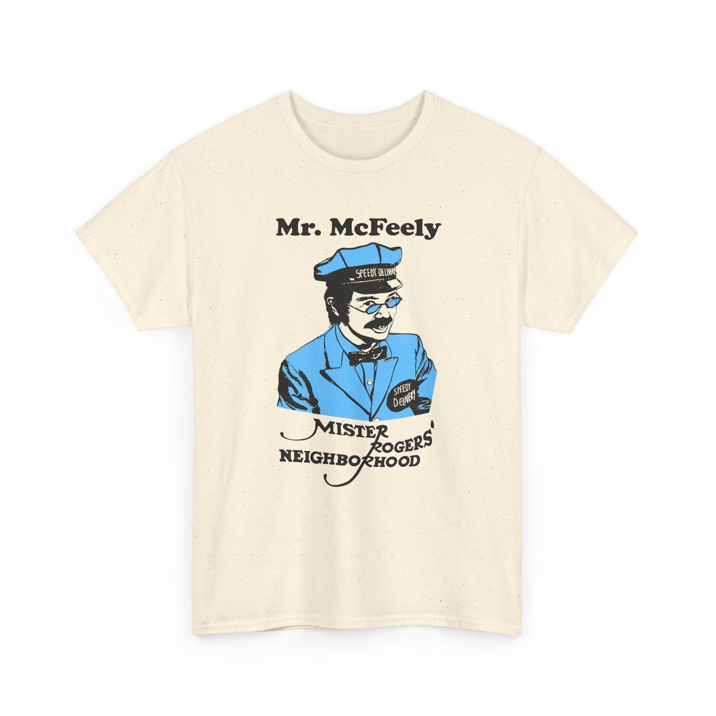 vintage mr mcfeely from mr rogers custom reproduction tshirt