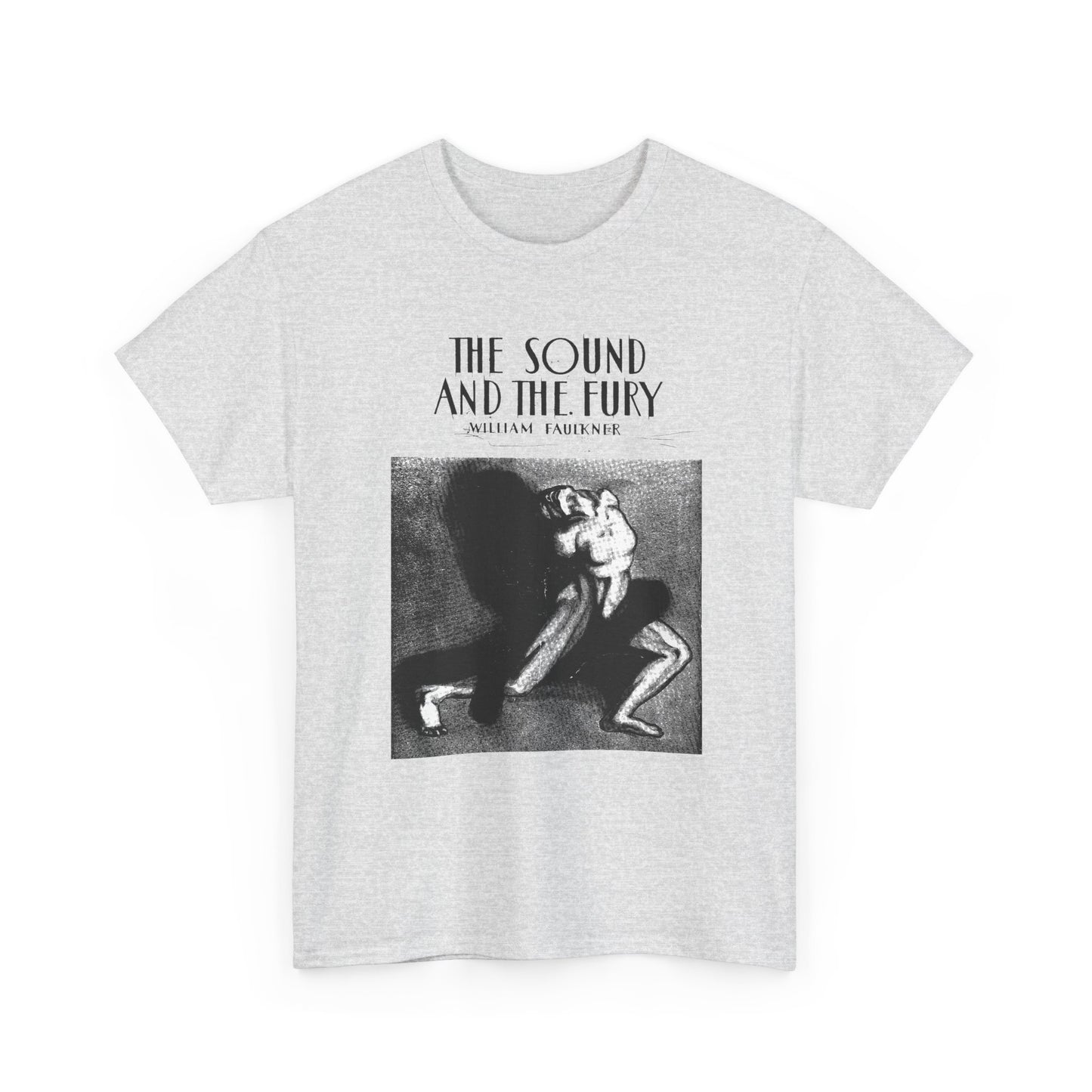 1929 the sound and the fury by william faulkner book cover edit tshirt