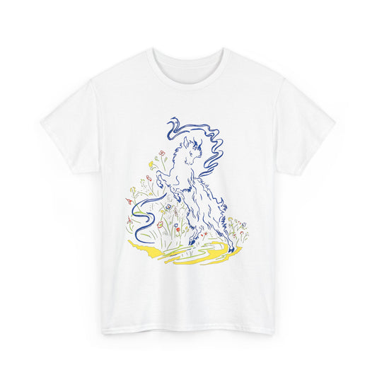 mid twentieth century french children's book la chèvre de monsieur seguin goat book cover tshirt