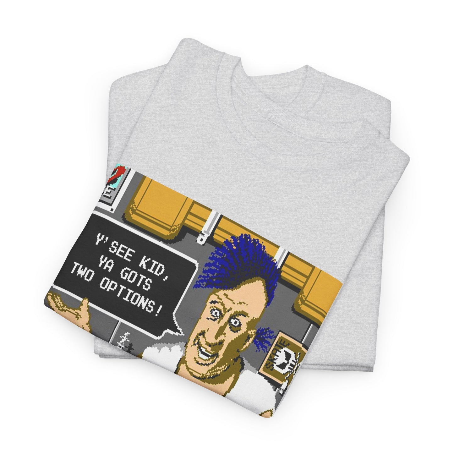 1987 skate or die! video game ya gots two options tshirt