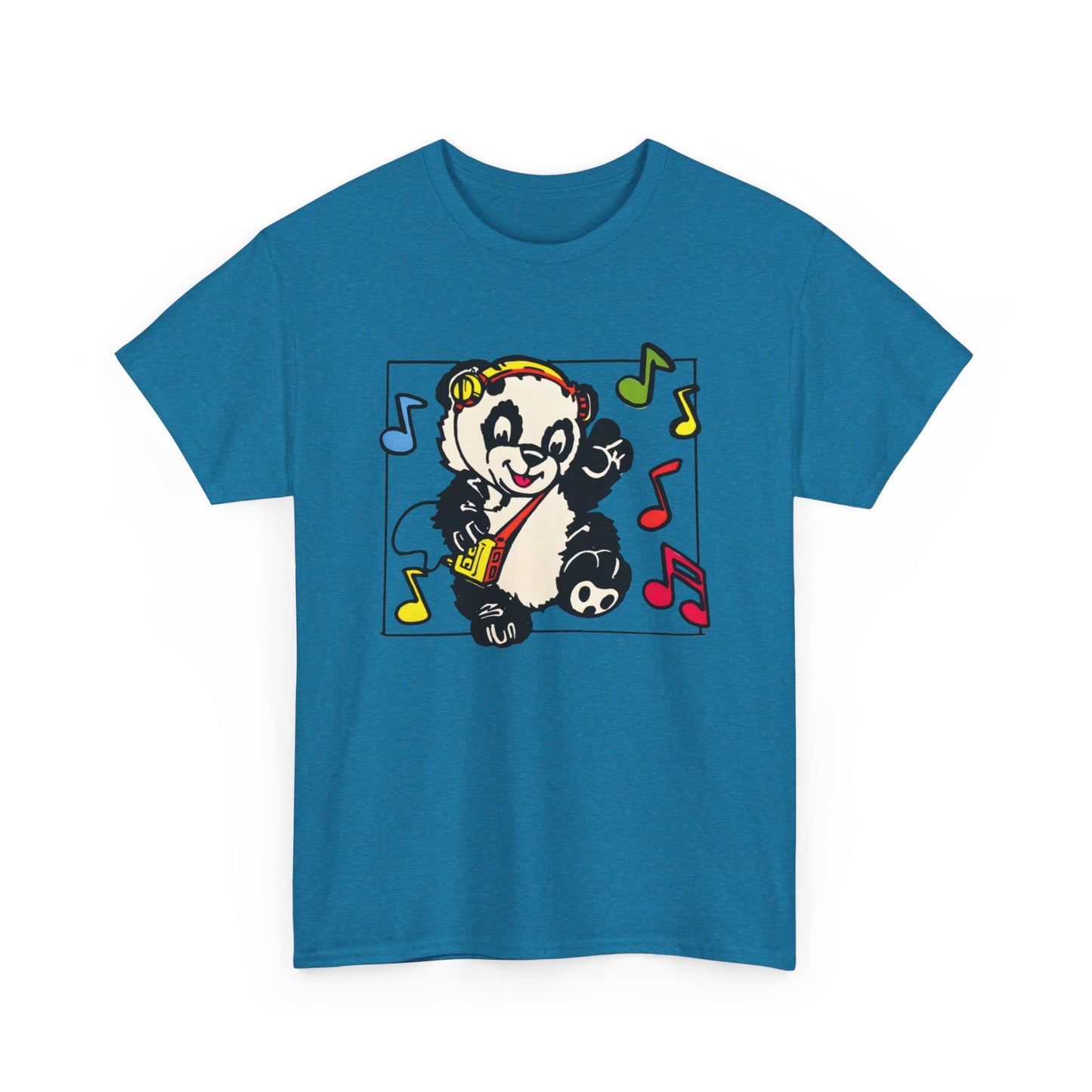 vintage 1980s dancing panda graphic reproduction tshirt