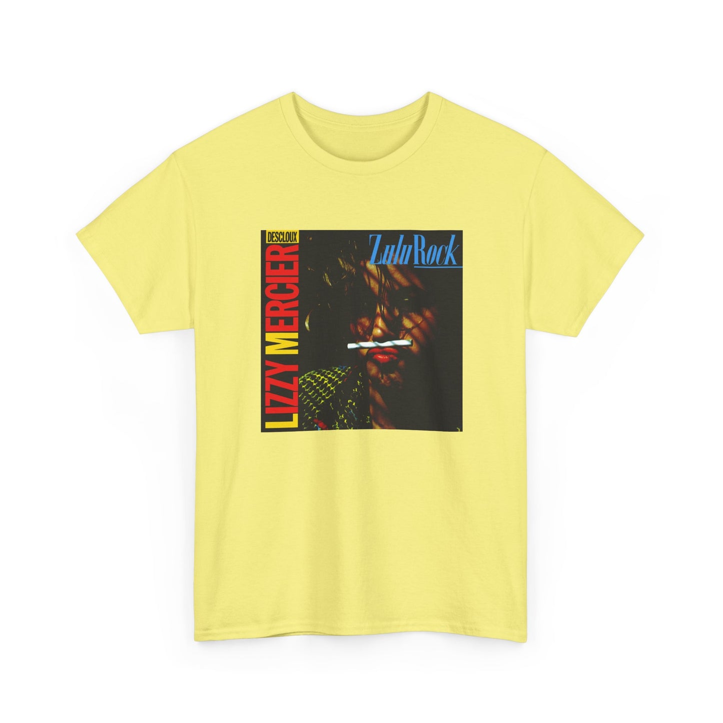 lizzy mercier descloux 1984 zulu rock album cover tshirt