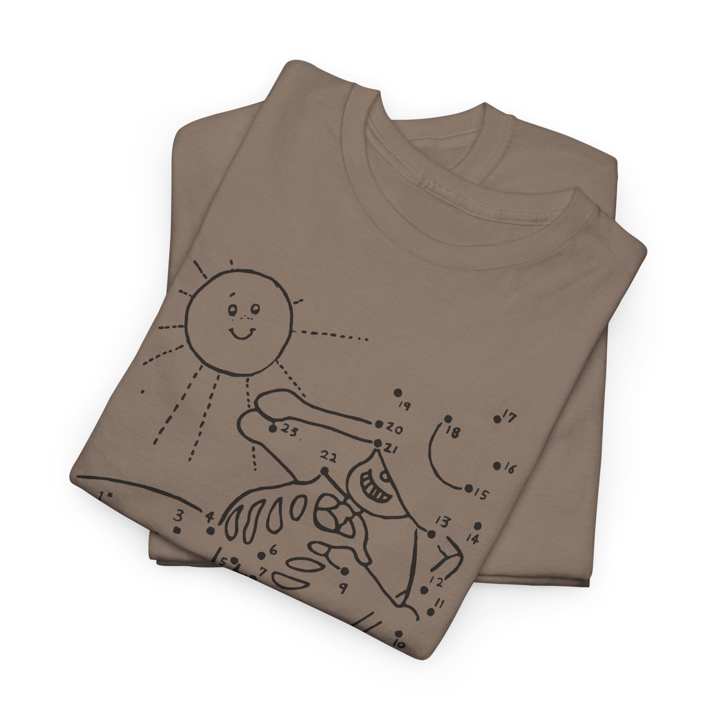 connect the dots skeleton sun tanning tshirt