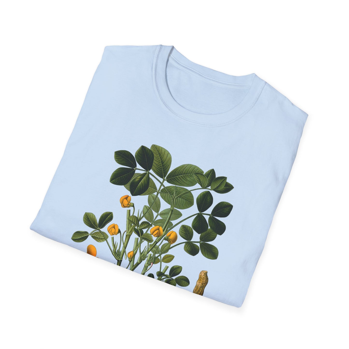 1887 peanut arachis (hypogaea) botanical print from kohler's plants by hermann adolph kohler tshirt