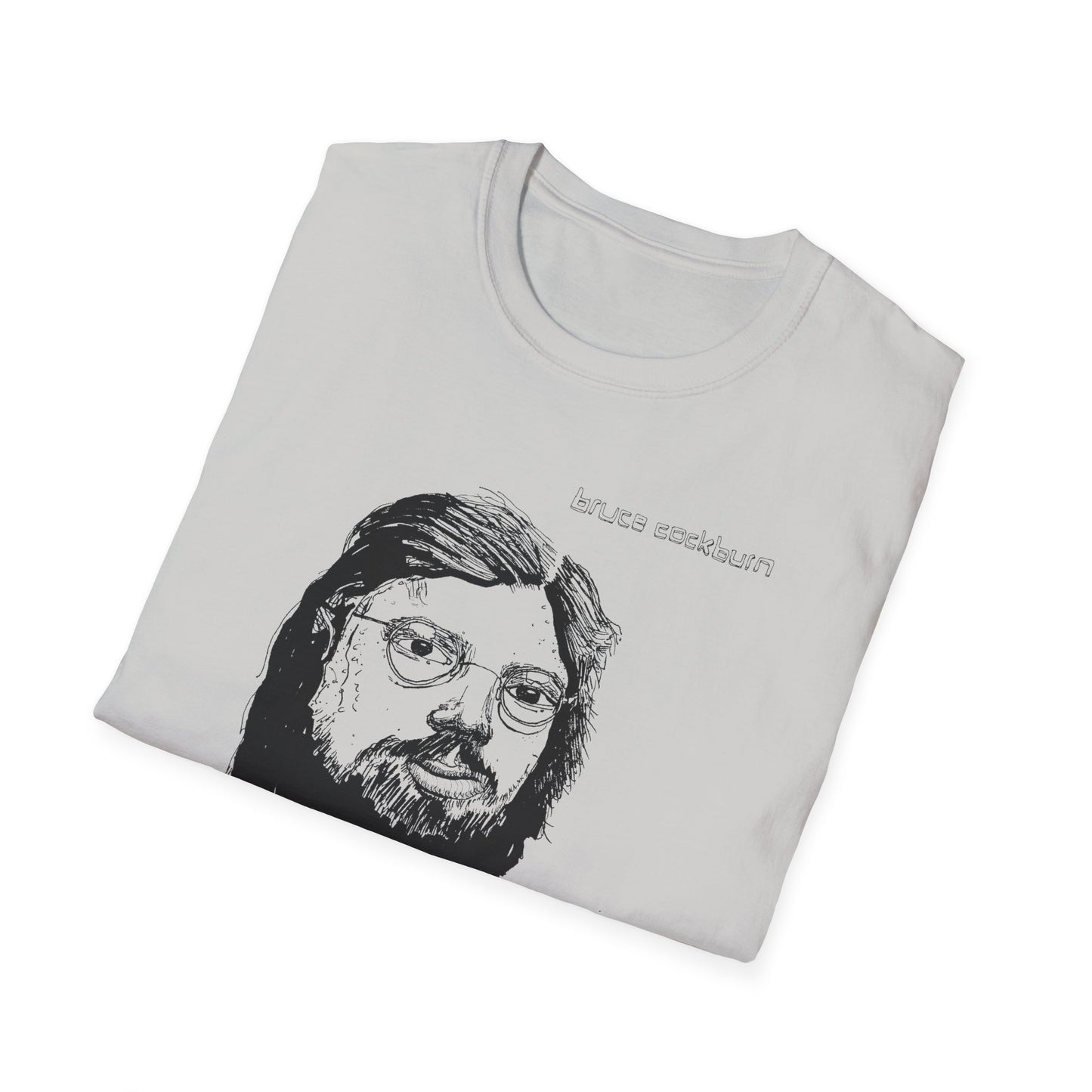 bruce cockburn original drawing tshirt