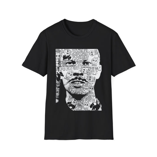 ray johnson's face tshirt