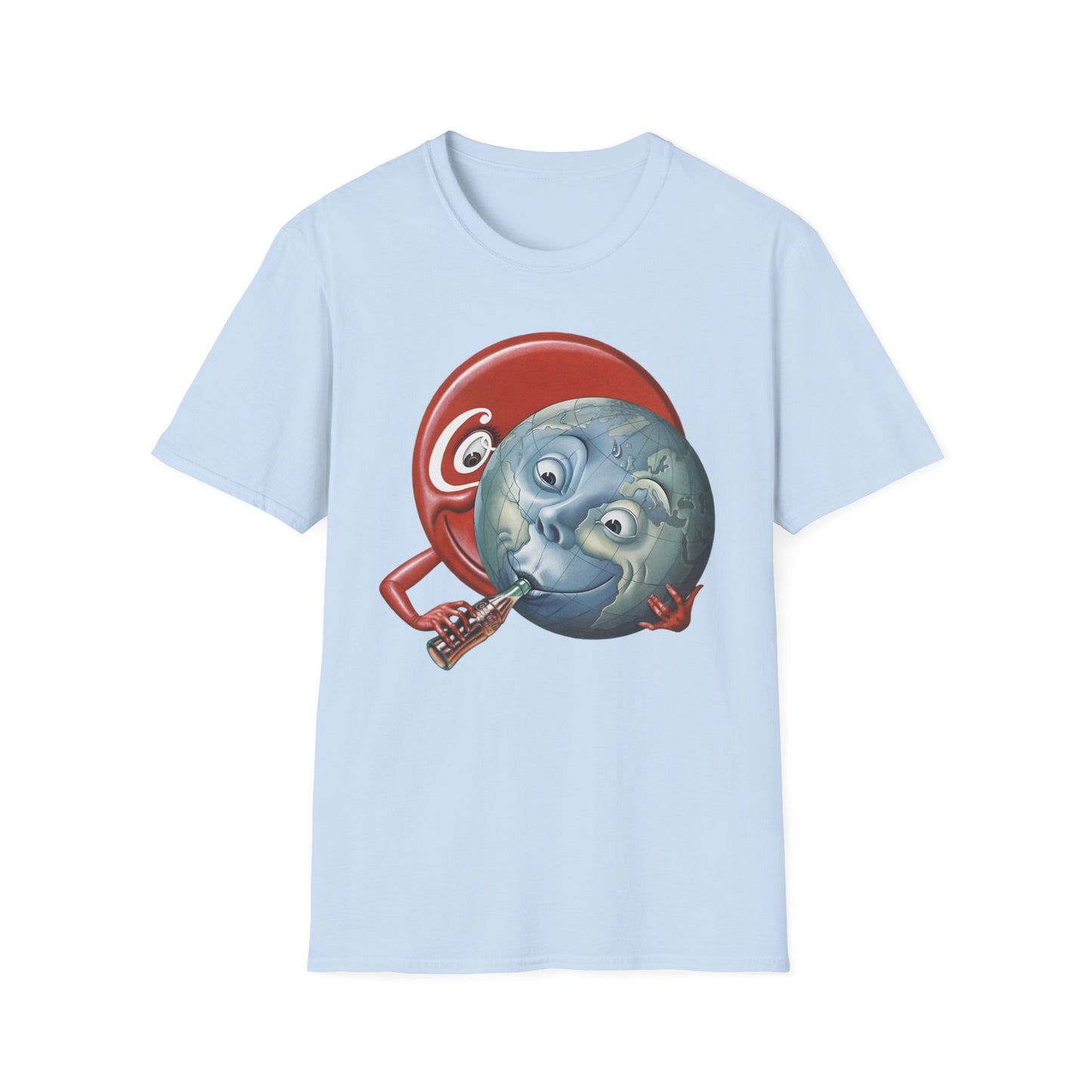 1950 "world and friend" coke suckling the earth by boris artzybasheff tshirt