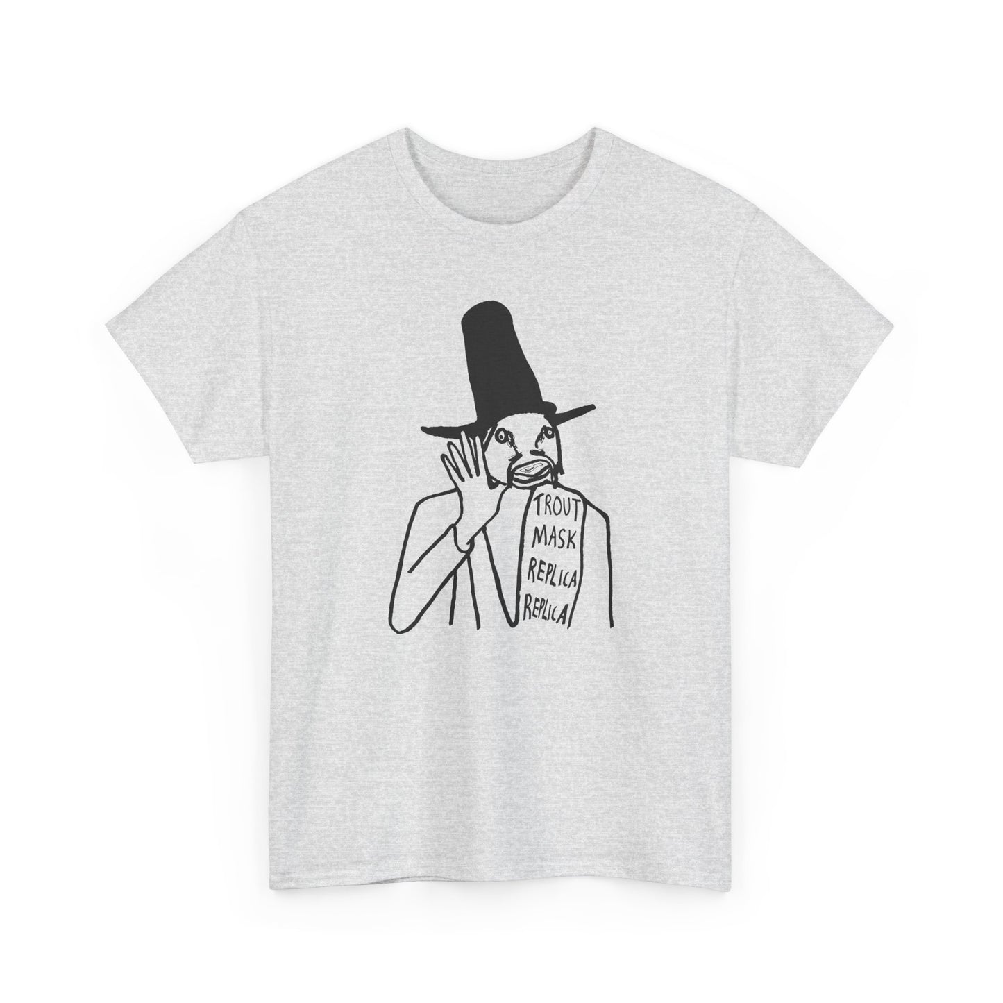 1969 captain beefheart trout mask replica album replica original drawing tshirt
