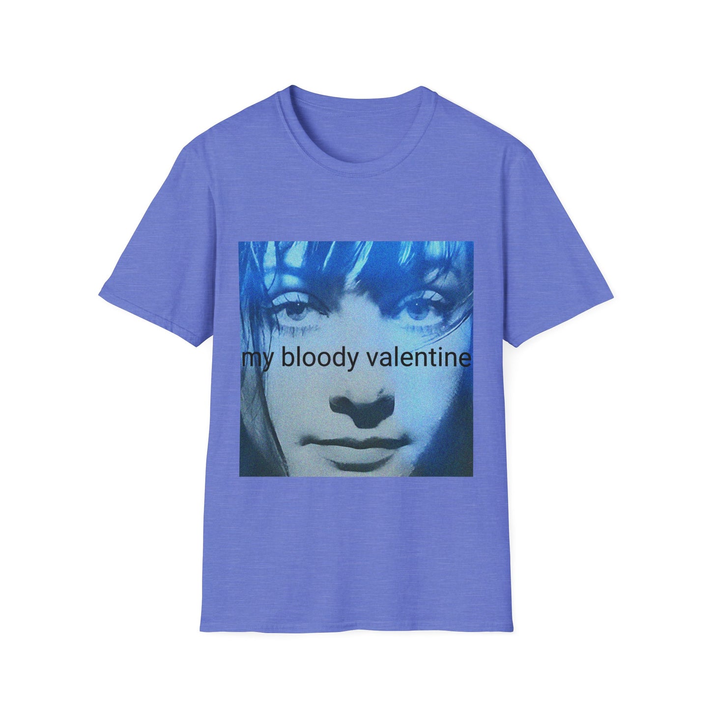 my bloody valentine belinda butcher close up in blue tshirt