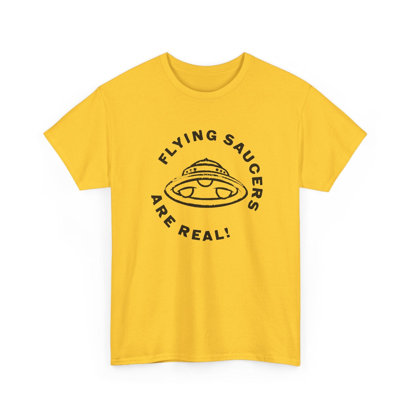 flying saucers are real! vintage style image tshirt
