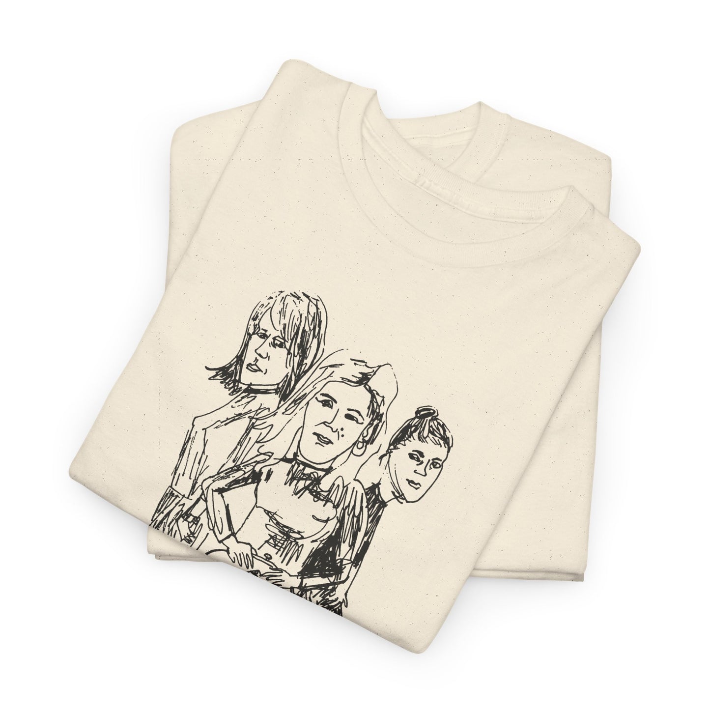 the delmonas medway garage punk fan art sketch tshirt