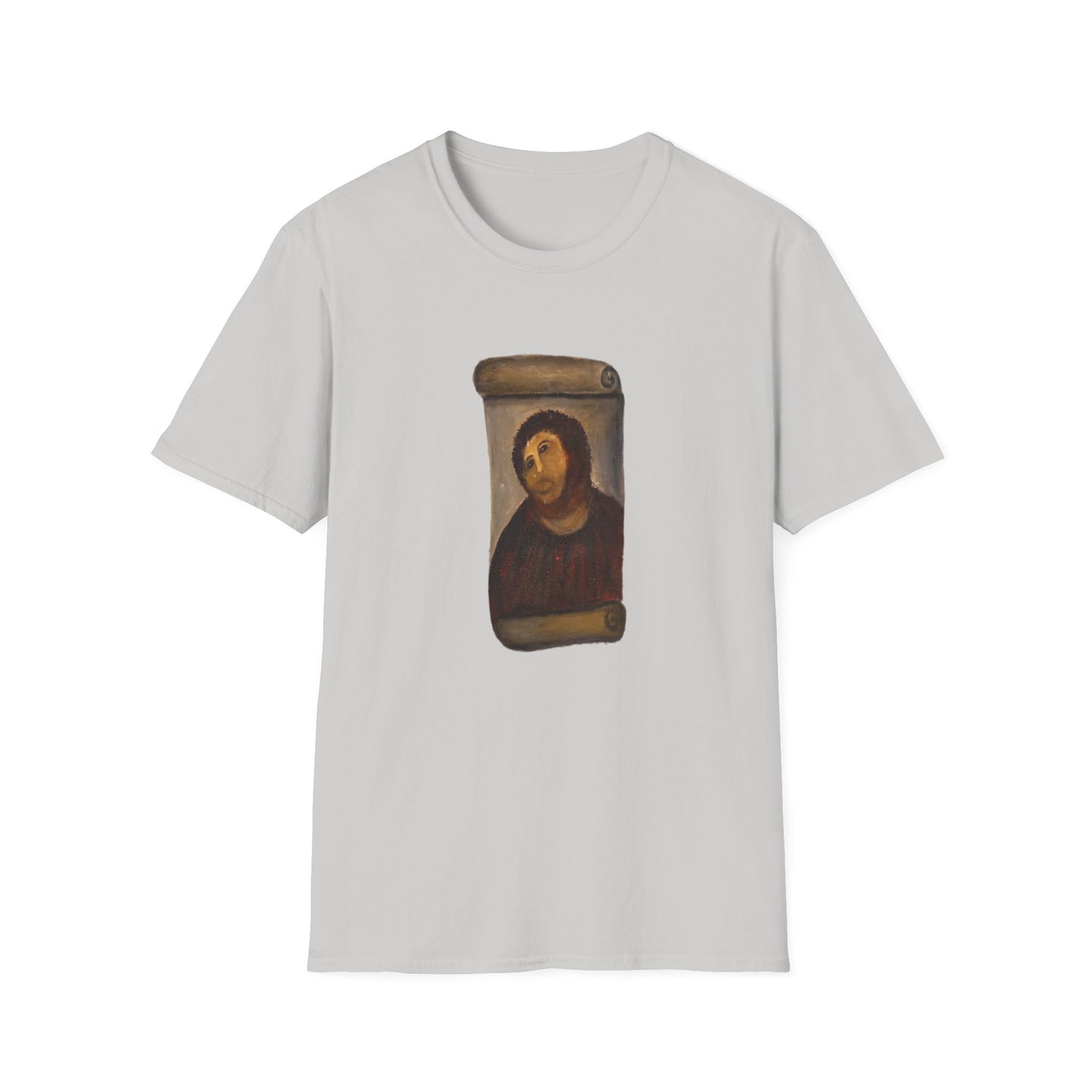 ecce homo botched restoration tshirt behold the monkey tshirt