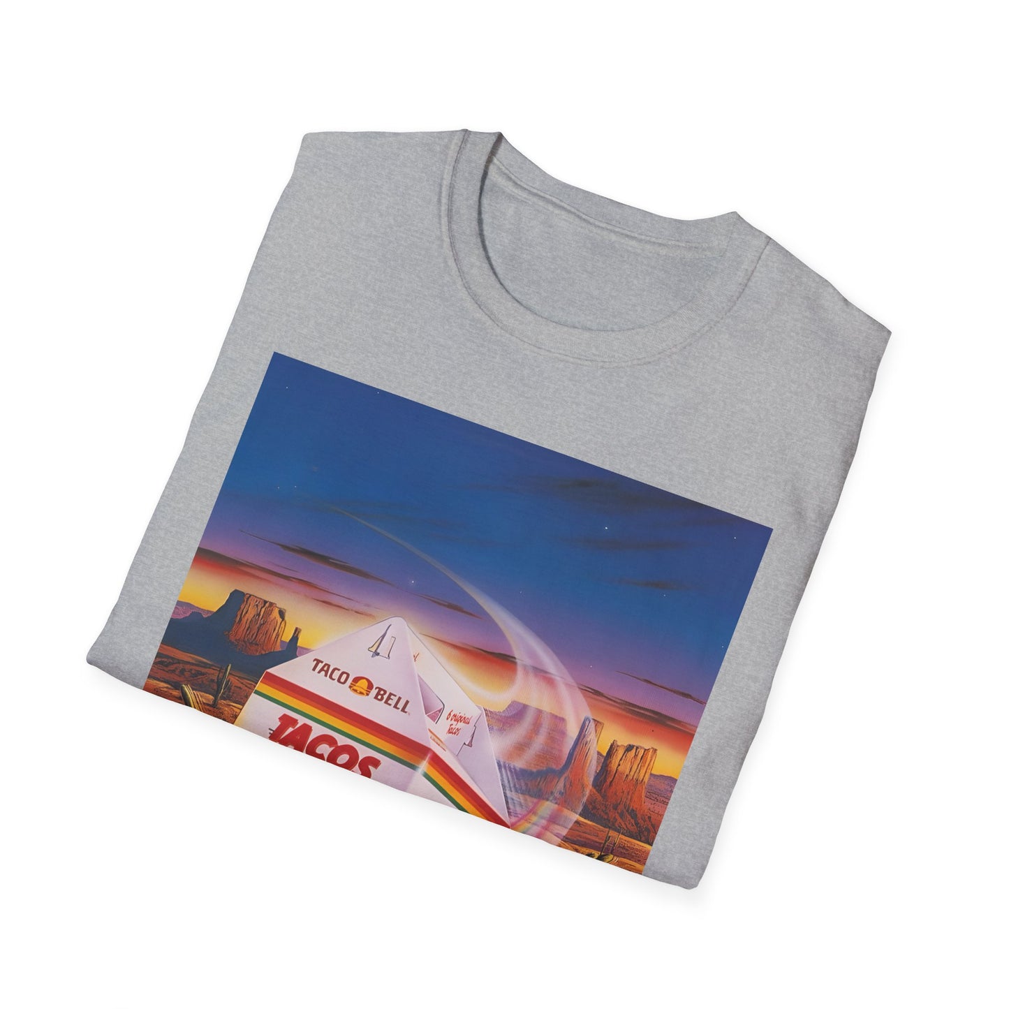 1980s retro taco bell advertisement tshirt