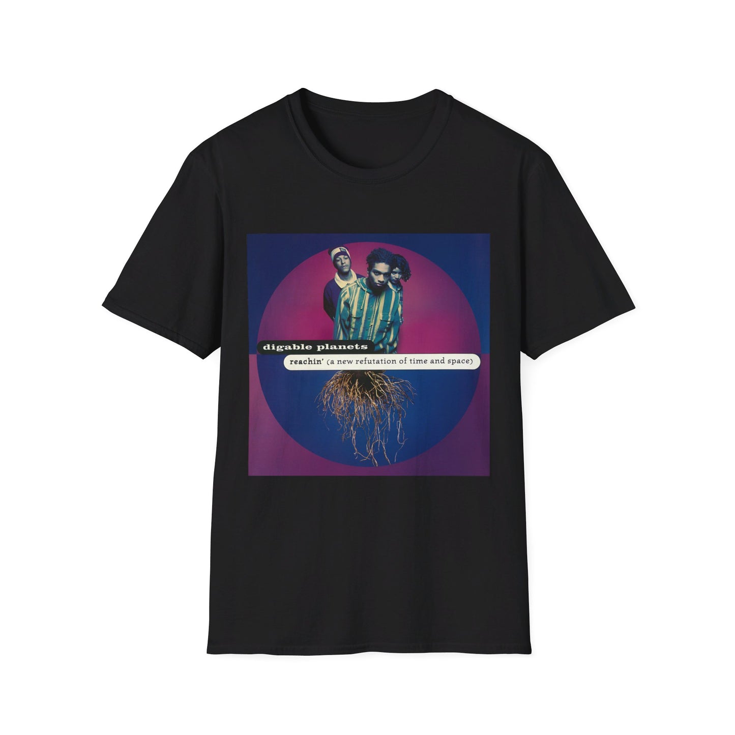 digable planets 1993 debut album reachin' (a new refutation of time and space) tshirt