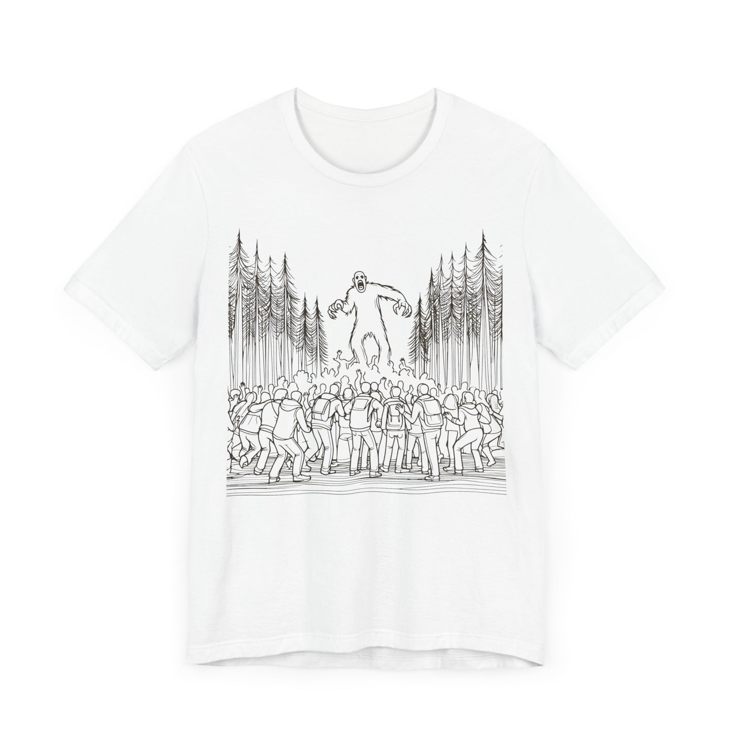 sasquatch attacks tshirt