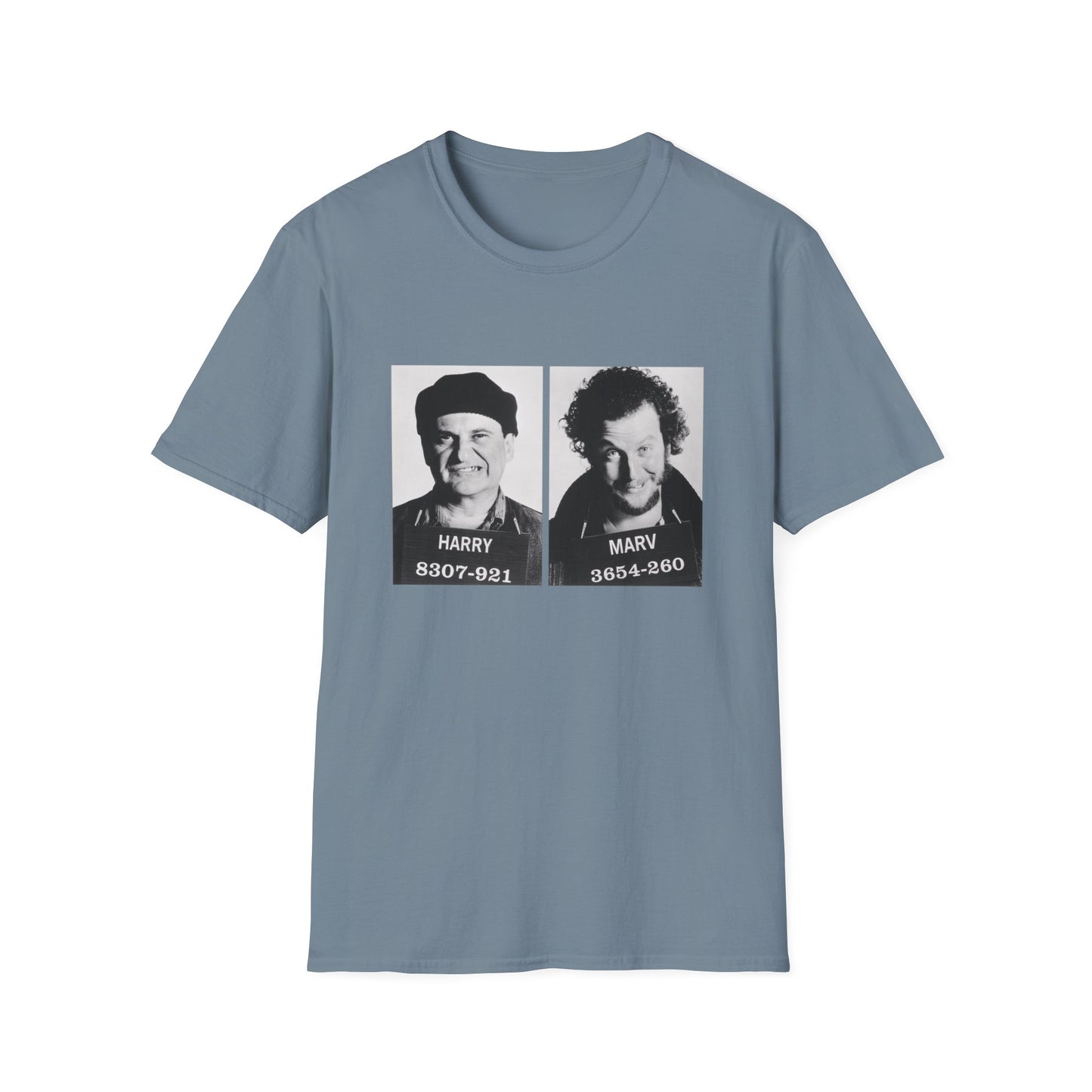 harry and marv mugshot christmas tshirt