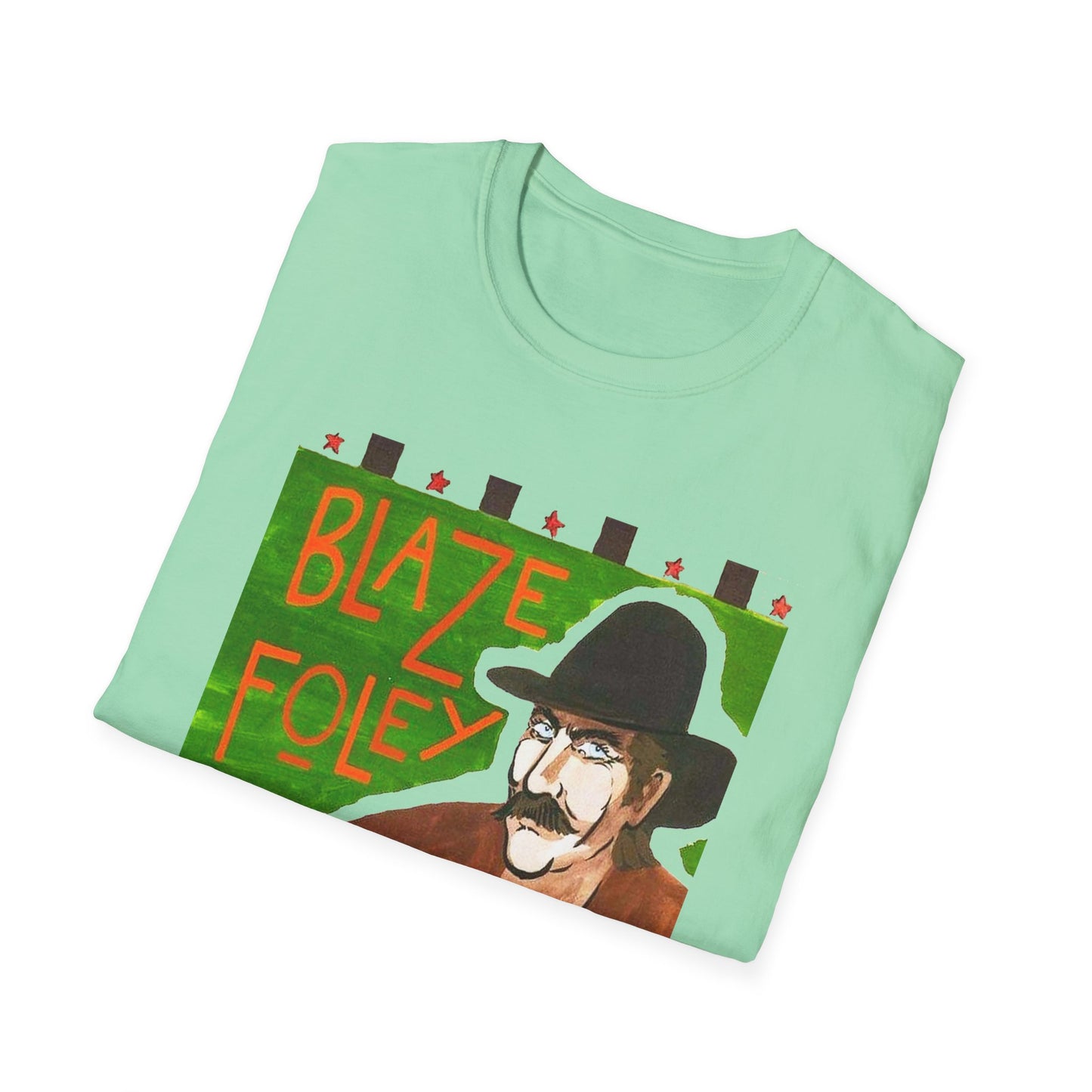 blaze foley sittin' by the road album stretched graphic tshirt