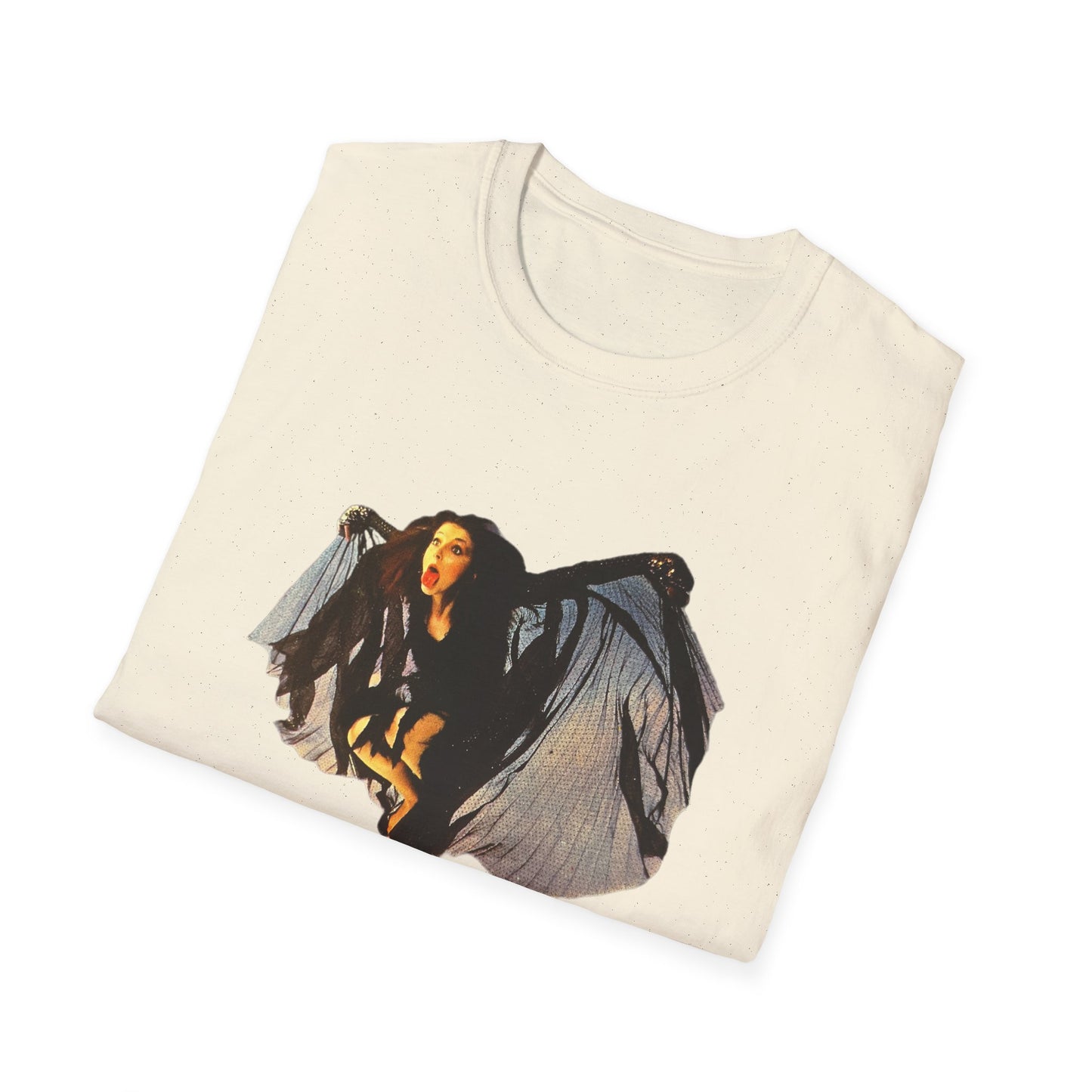 kate bush as a bat on never for ever tshirt