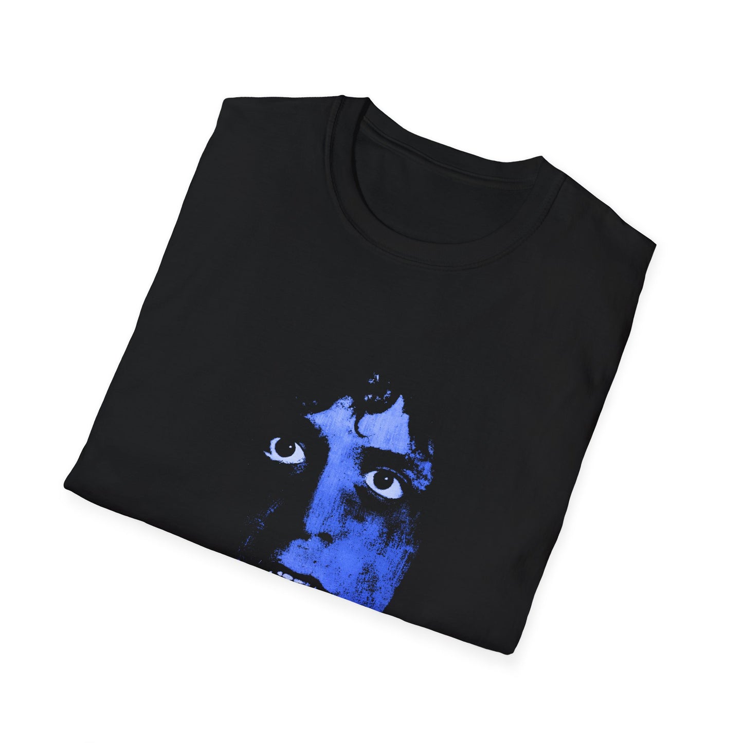 blue rock and roll animal fan art tshirt