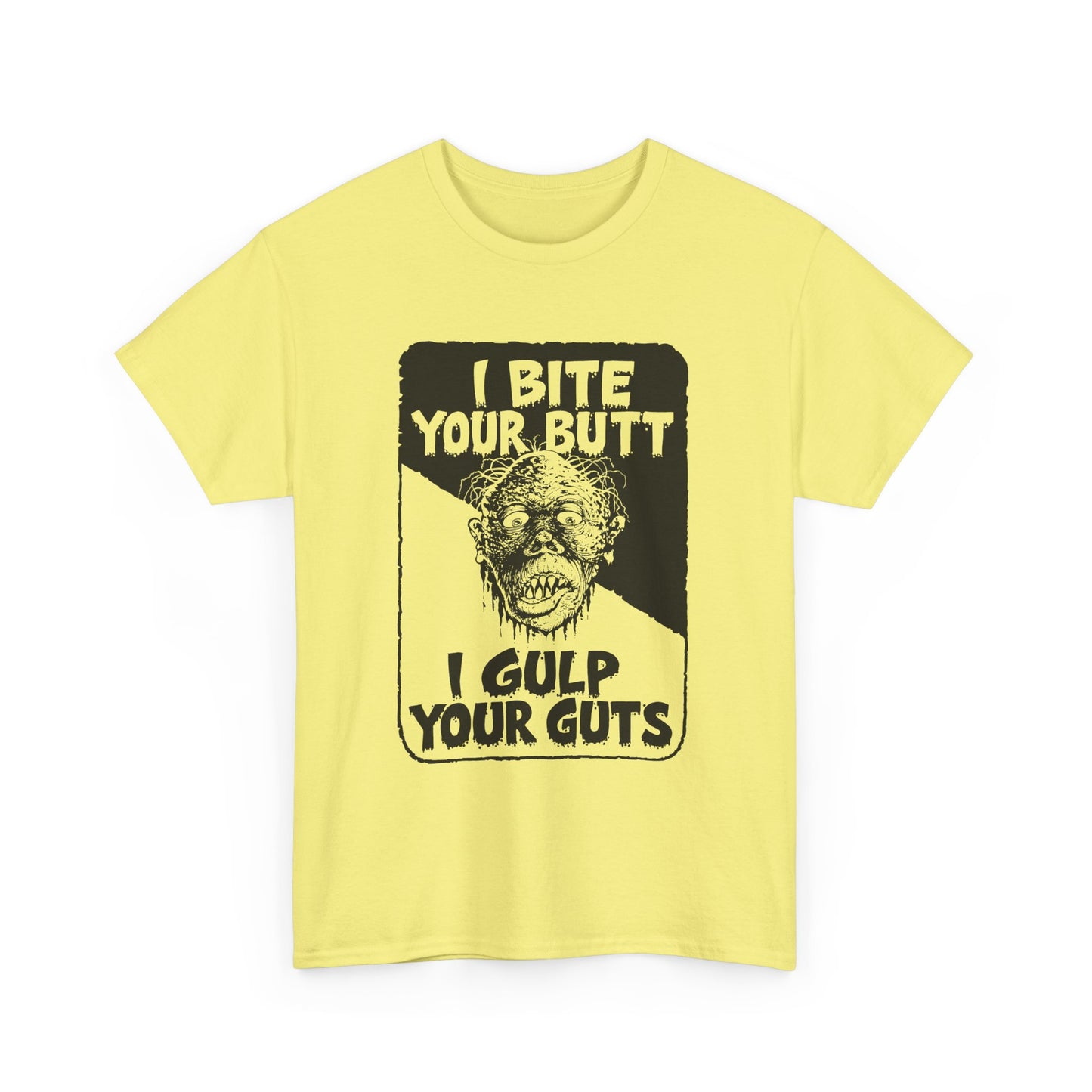 1990 vol 2 issue of gore shriek i bite your butt i gulp your guts comic tshirt
