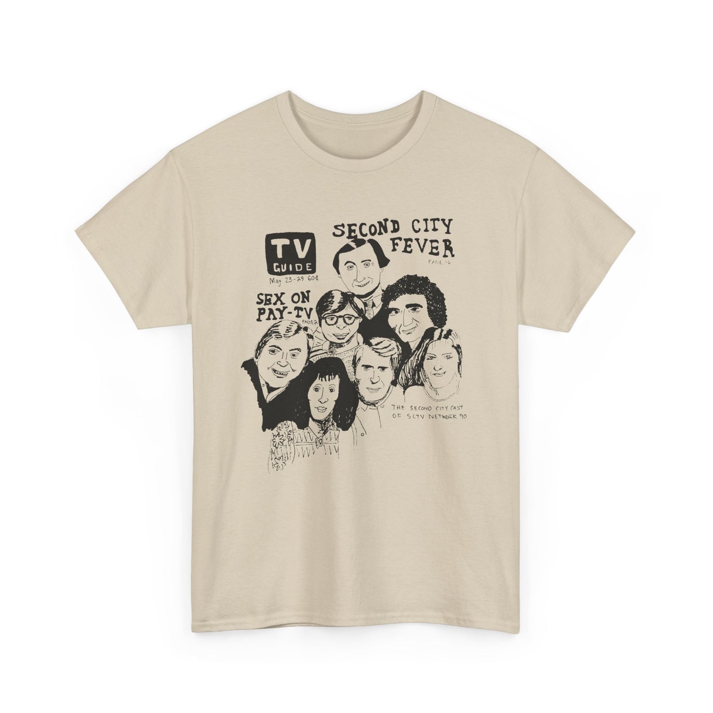 sctv tv guide original sketch tshirt