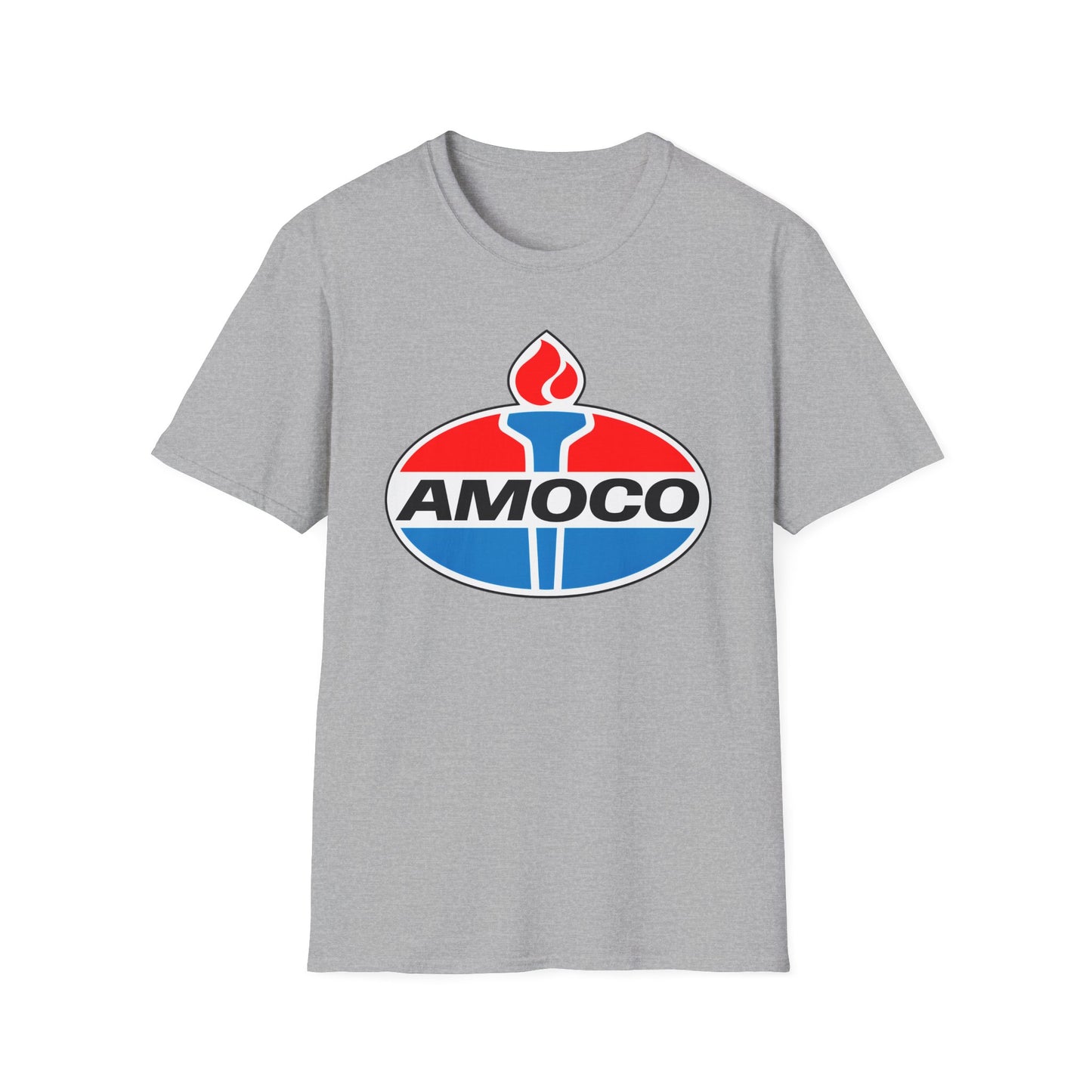 amoco oil company logo tshirt