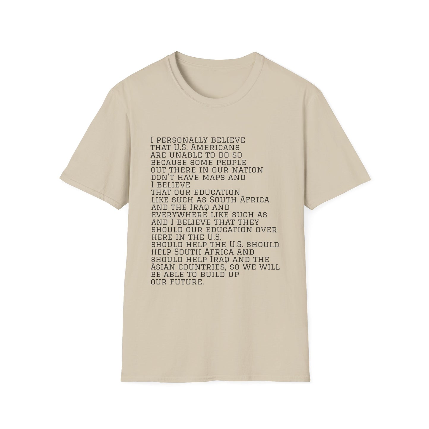 2007 miss teen america south carolina's answer meme tshirt