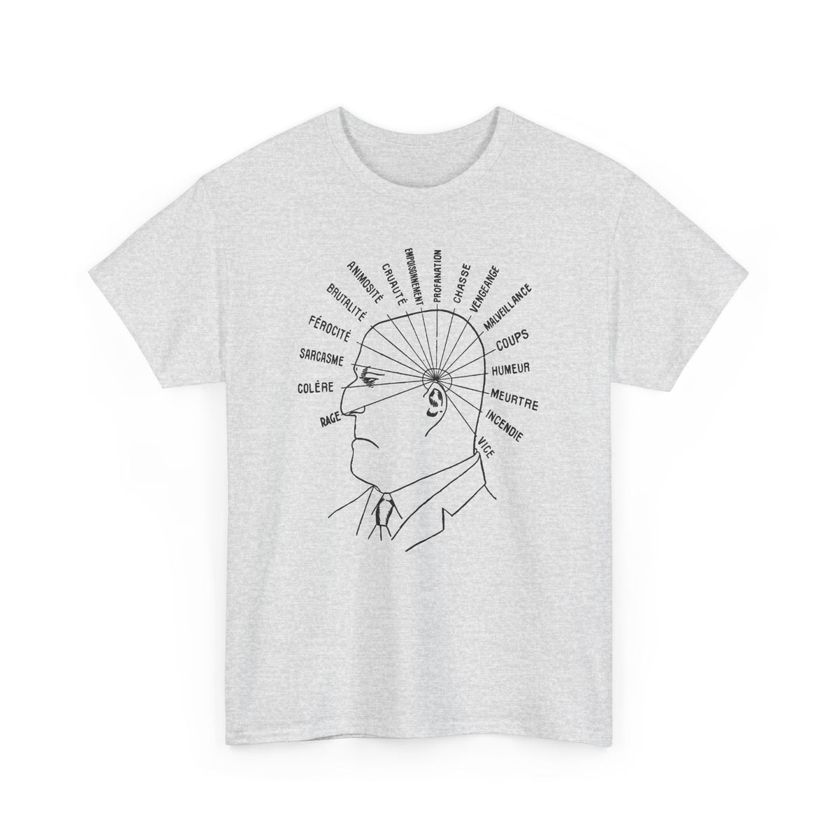 1902 vaught's practical character reader illustration the dangerous traits tshirt