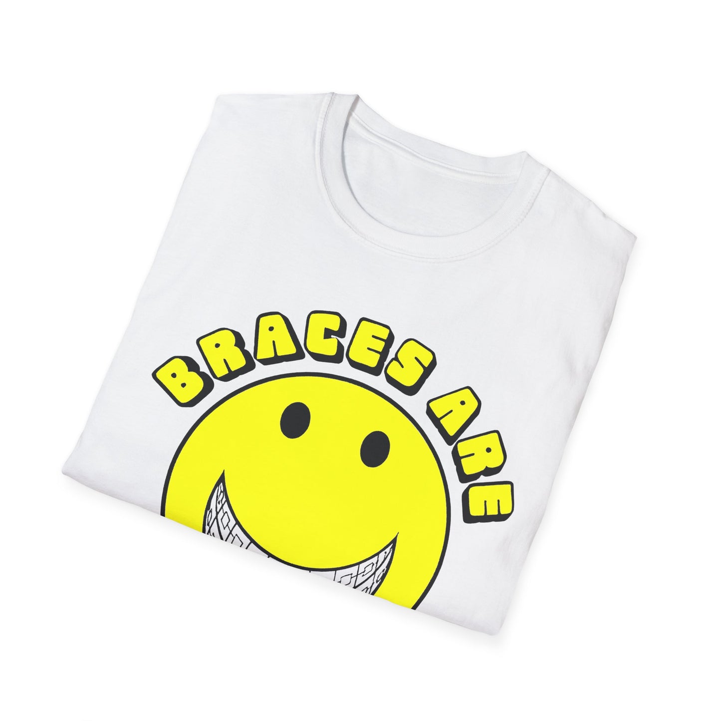 braces are beautiful 1970s tshirt graphic tshirt