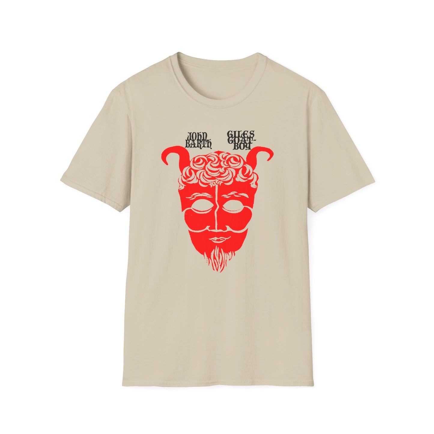 john barth 1966 novel giles goat-boy book cover variant tshirt