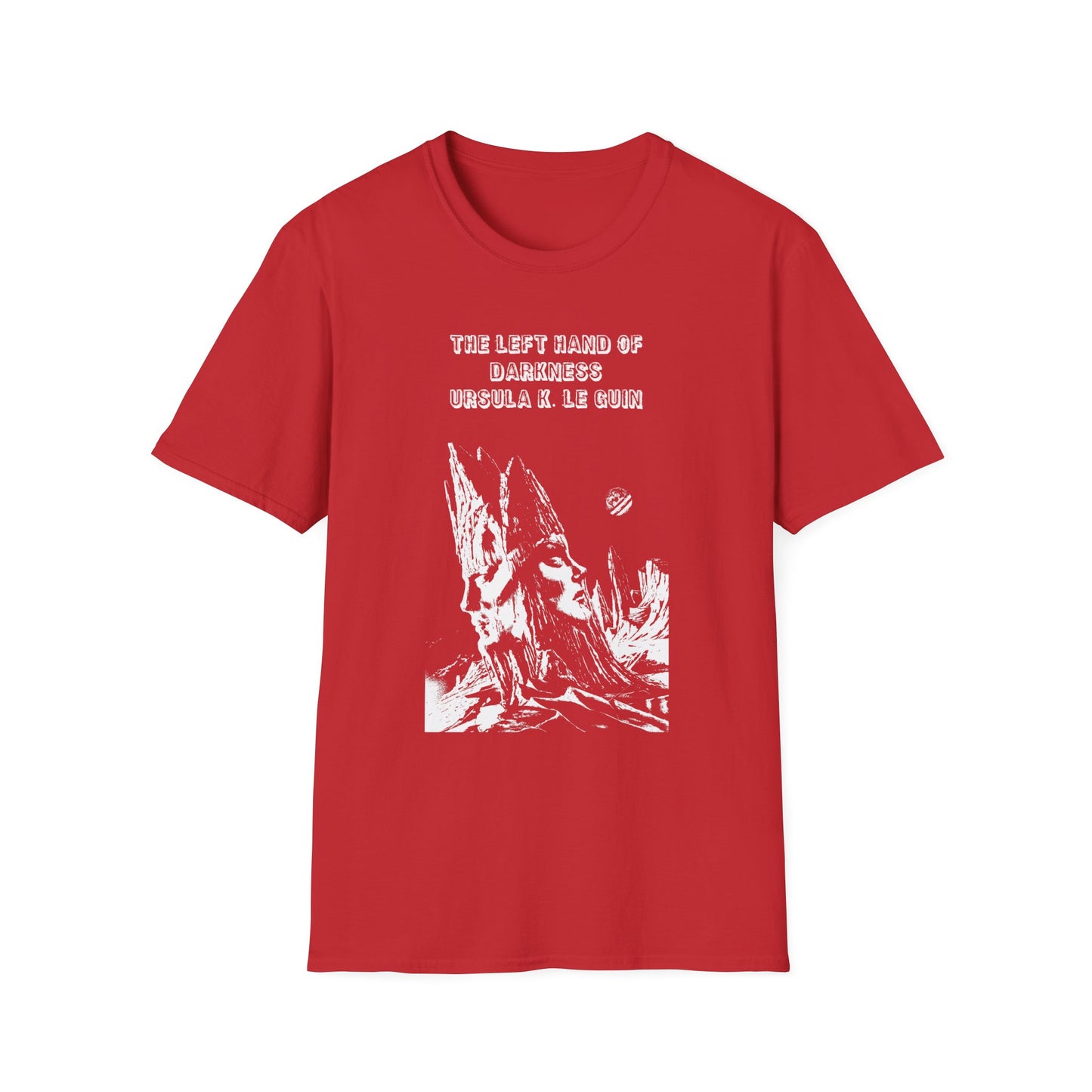 ursula k le guin the left hand of darkness book cover tshirt