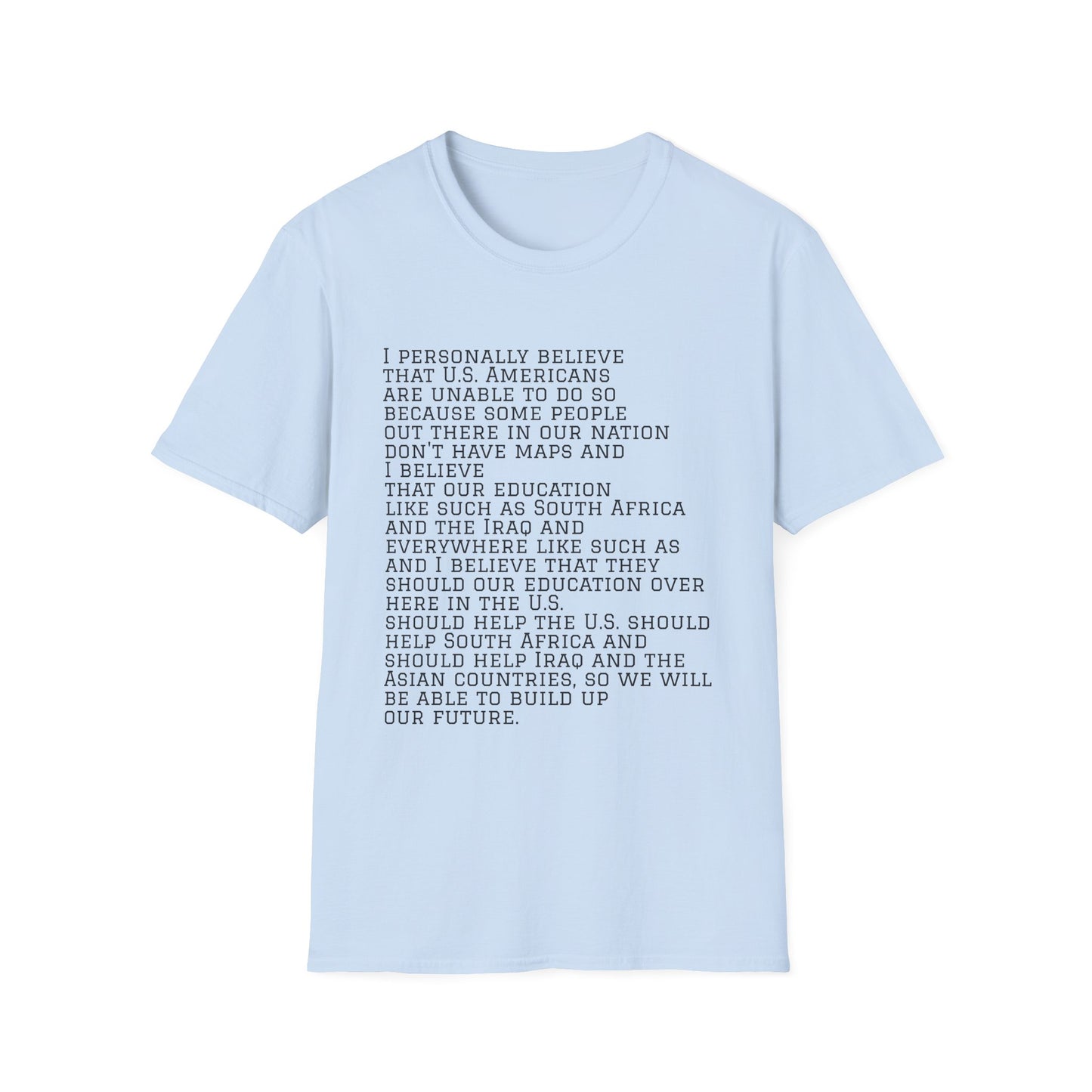 2007 miss teen america south carolina's answer meme tshirt